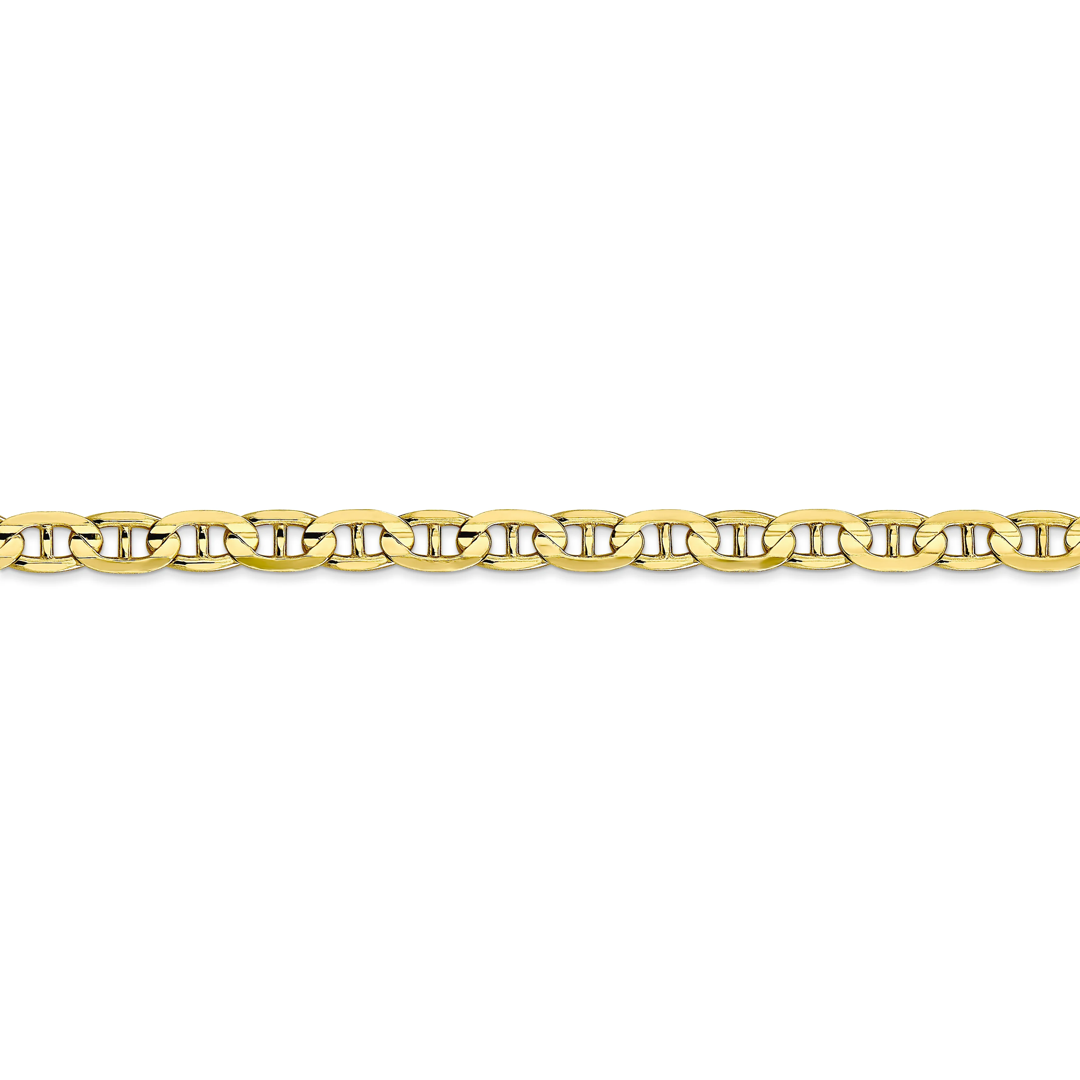 Cadena de Ancla Cóncava de 4.5 mm en Oro Amarillo de 10k - Image 2