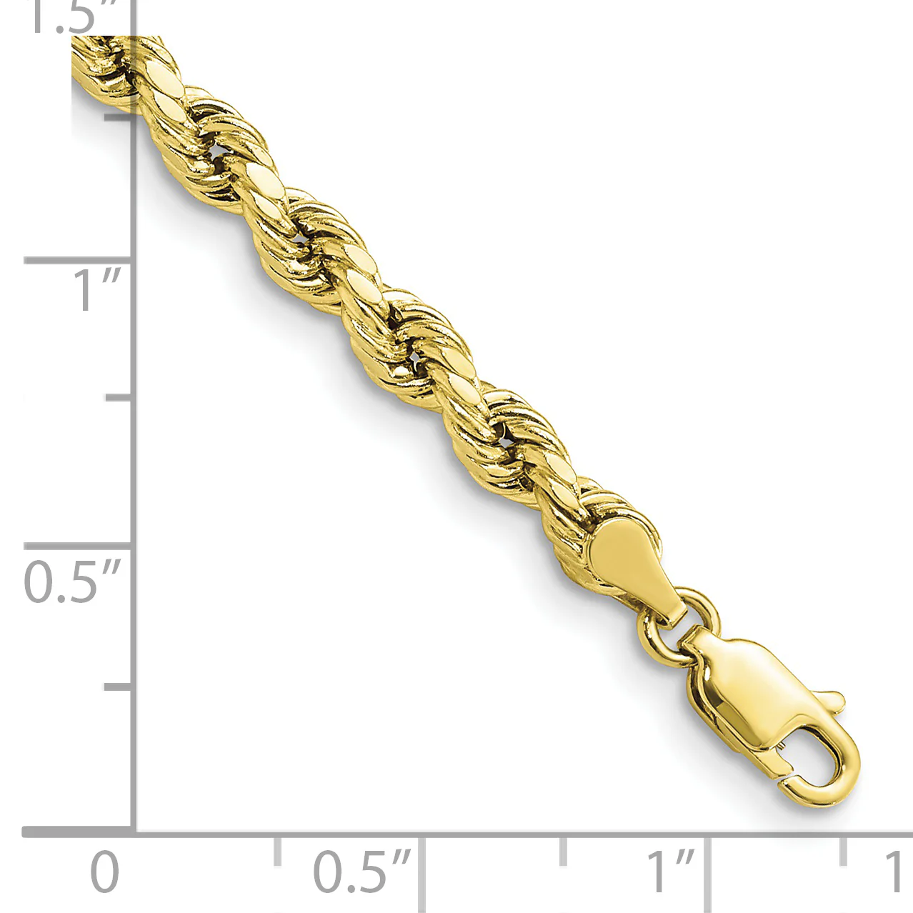 Pulsera de cuerda D/C semisólida de 10 k y 4 mm - Image 2
