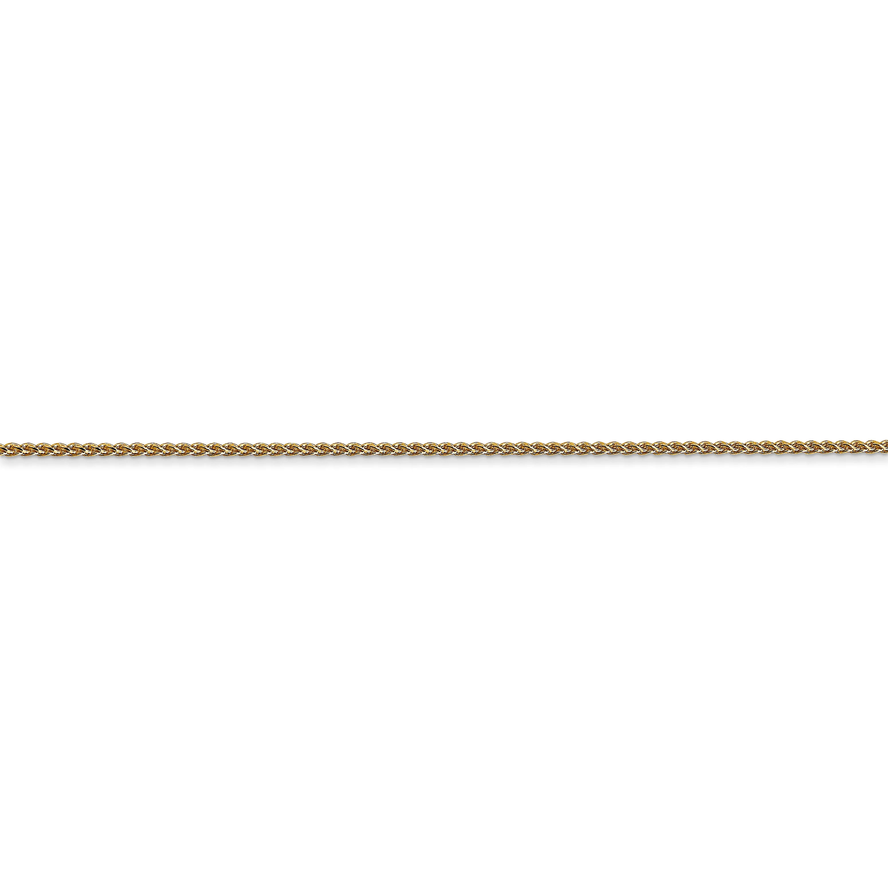 Spiga D/C de 14k y 1,05 mm con cadena con cierre de anillo de resorte - Image 2