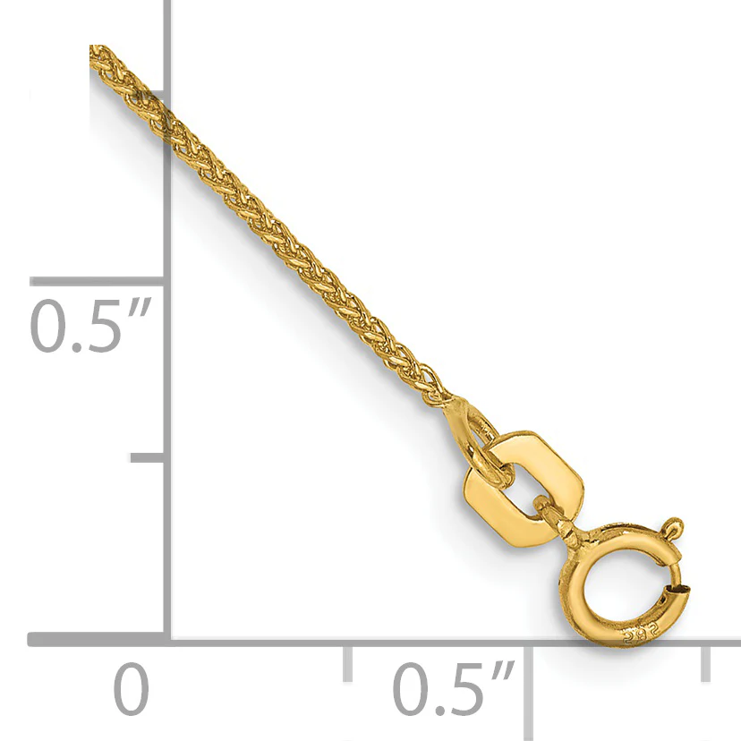 Pulsera Spiga D/C de 14k y 1,05 mm con cierre de anillo de resorte - Image 2