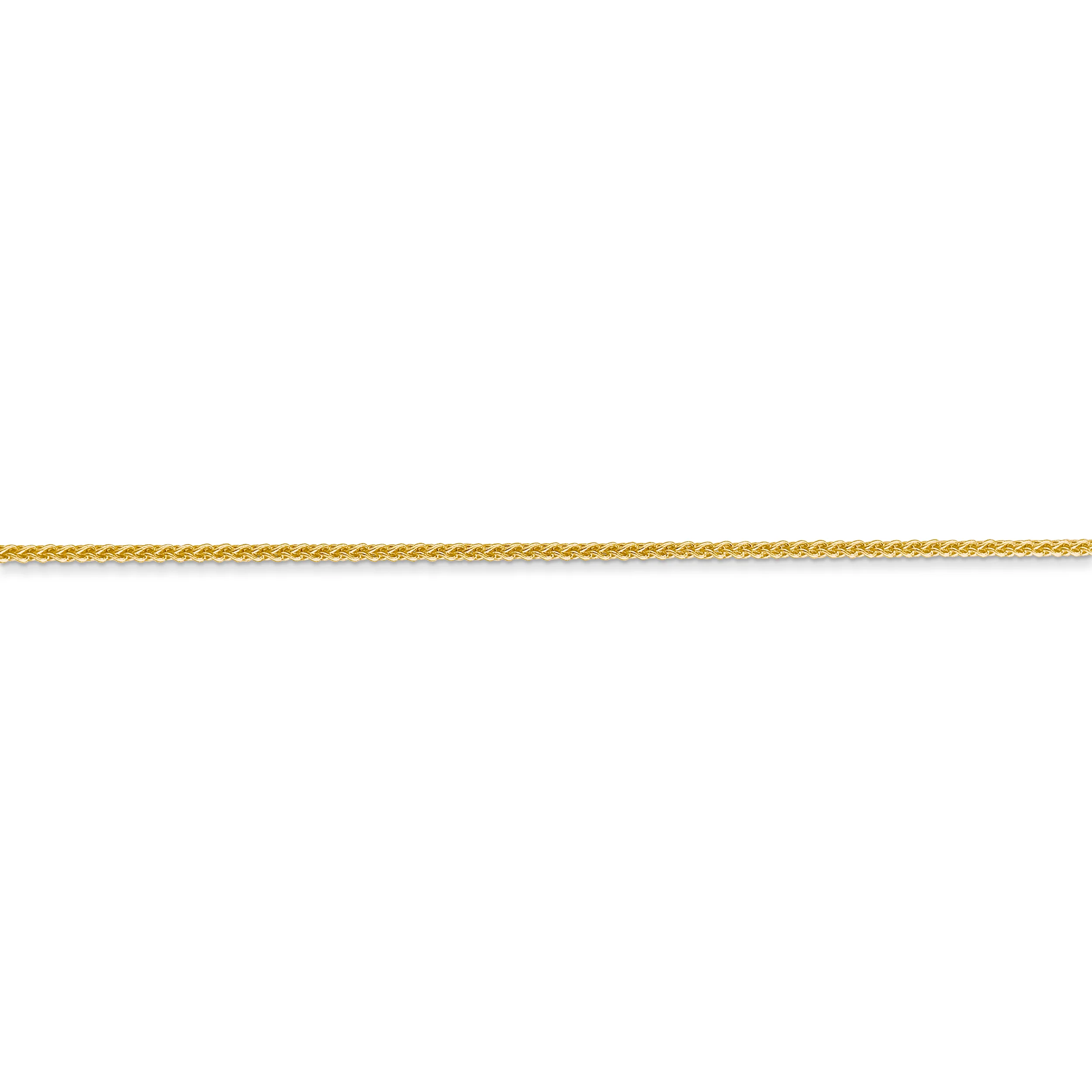 Cadena tipo espiga de 14k, 16 pulgadas y 1,05 mm con cadena con cierre de langosta - Image 2