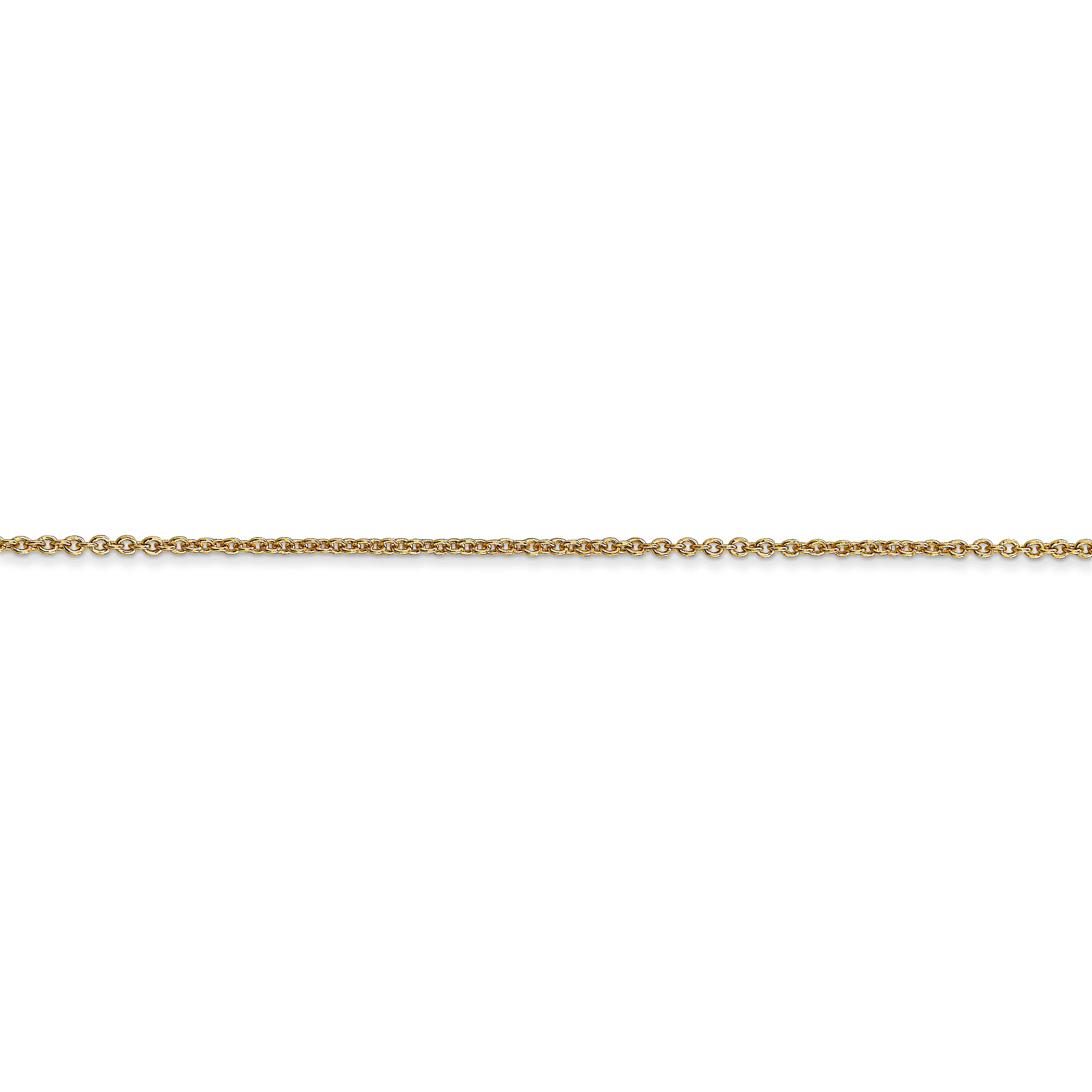 Cadena tipo cable de 14k y 1,2 mm - Image 2