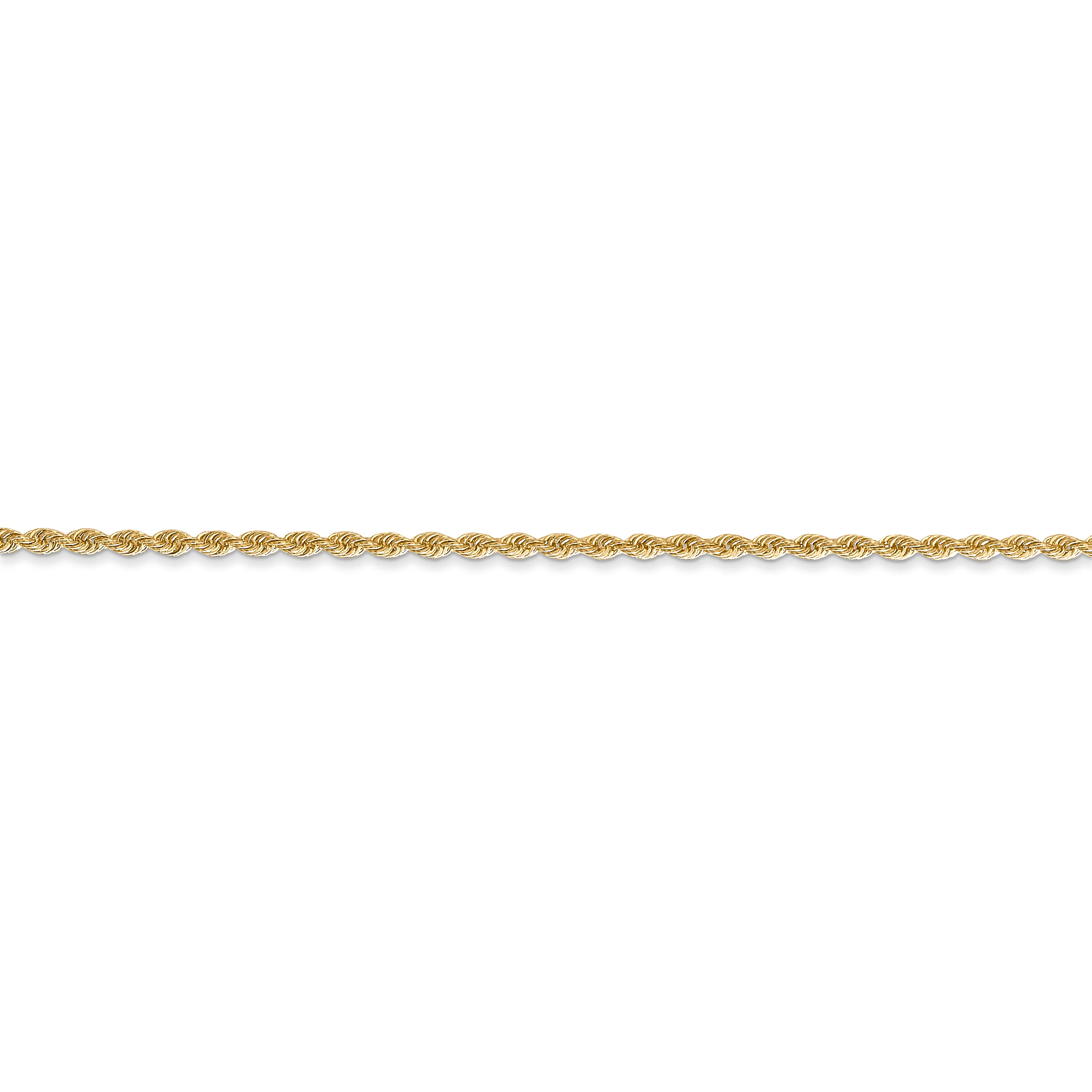 Cadena de cuerda normal de 14k y 1,50 mm - Image 2