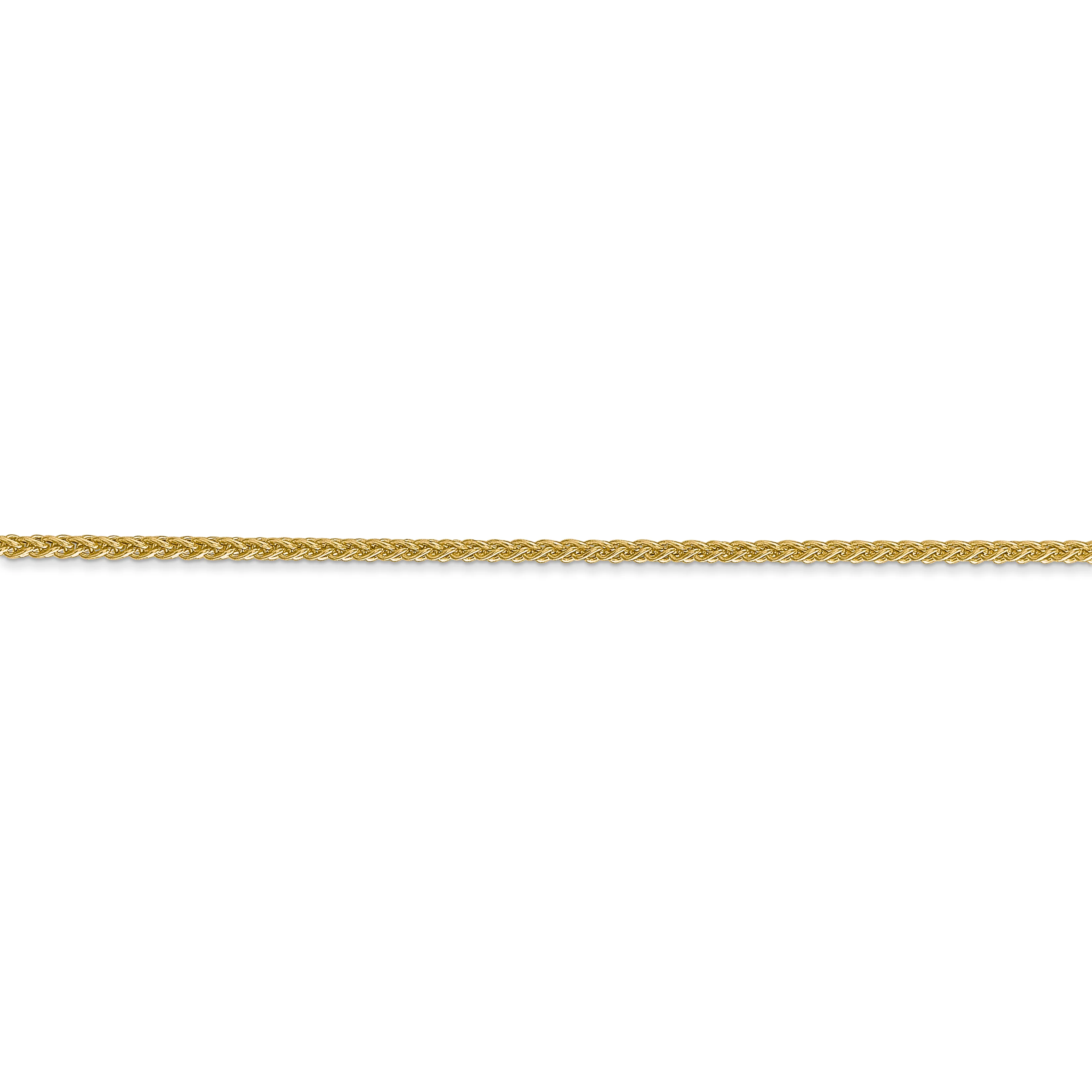 Cadena de trigo semisólida de 14k y 1,55 mm - Image 2