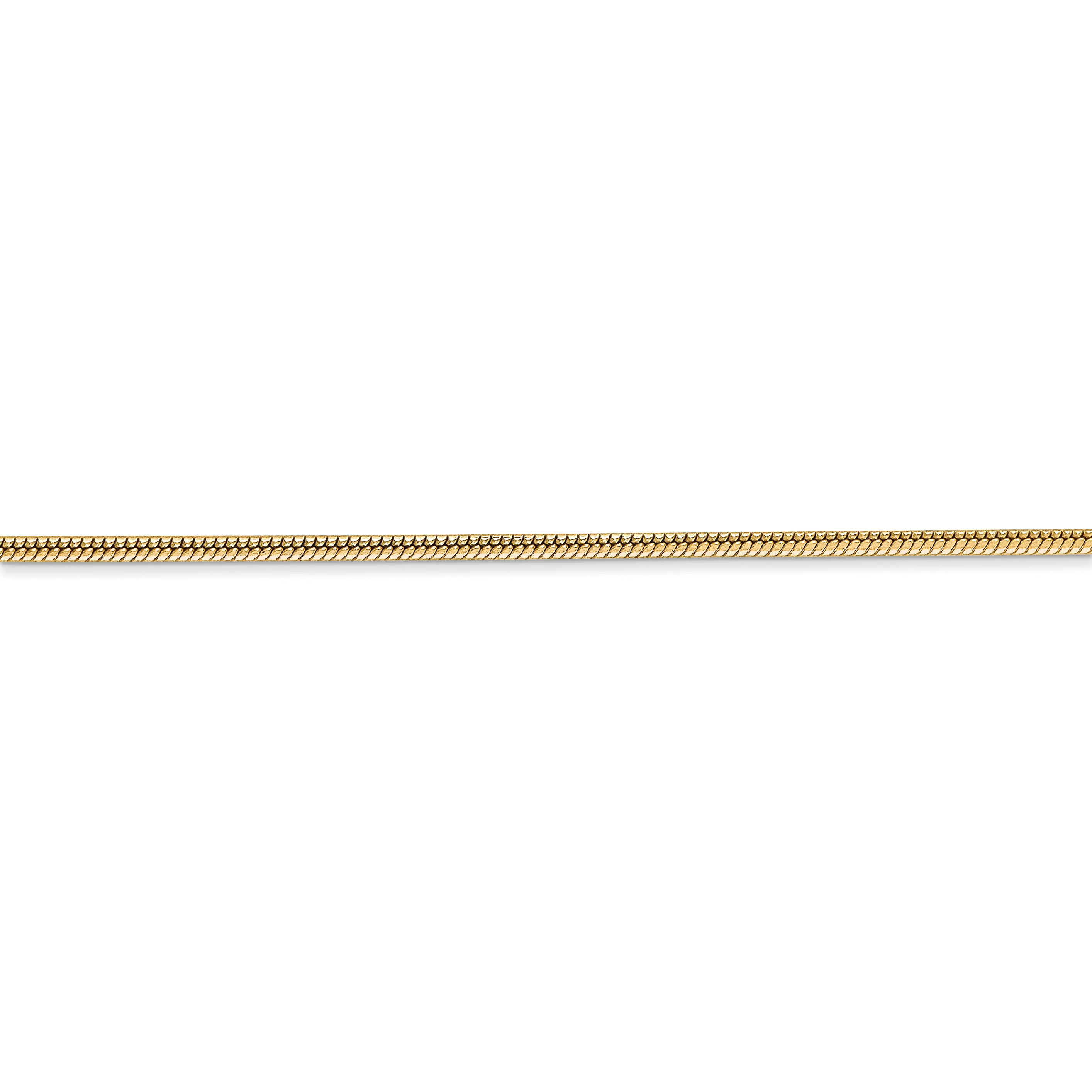 Cadena de serpiente redonda de 14 k y 1,6 mm - Image 3