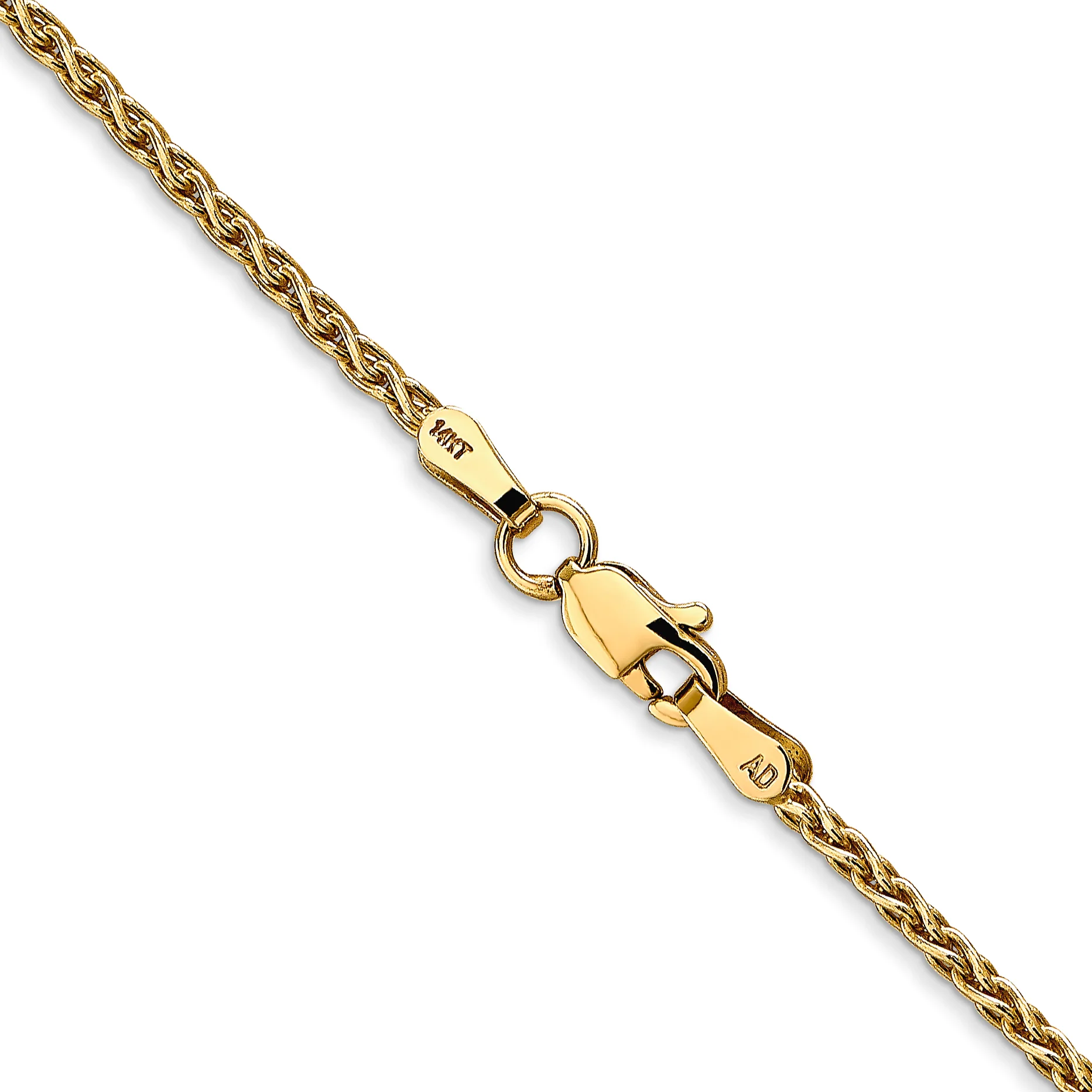 Cadena de trigo parisina de 14k y 1,75 mm - Image 4