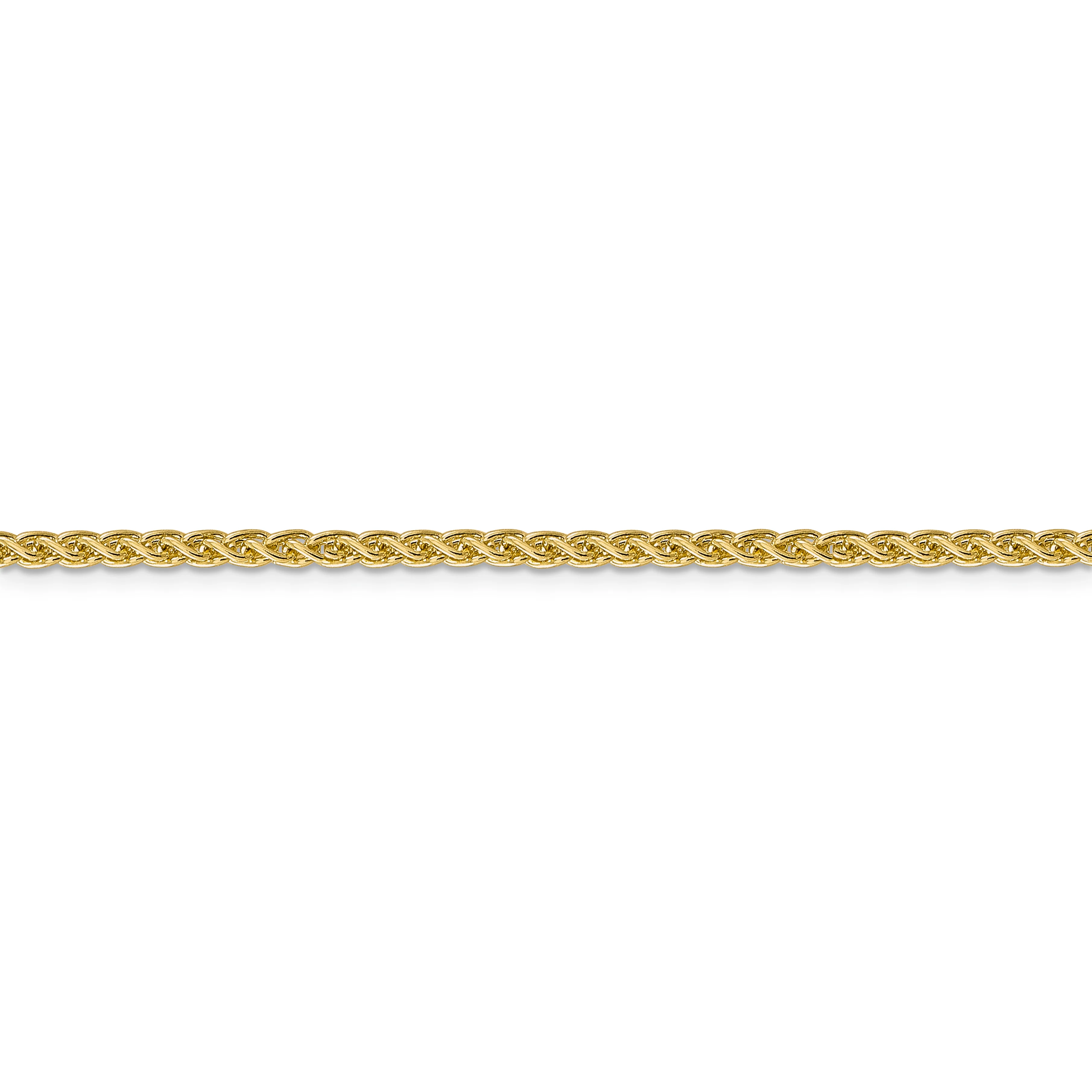 Cadena de trigo semisólida de 14k y 2,75 mm - Image 2