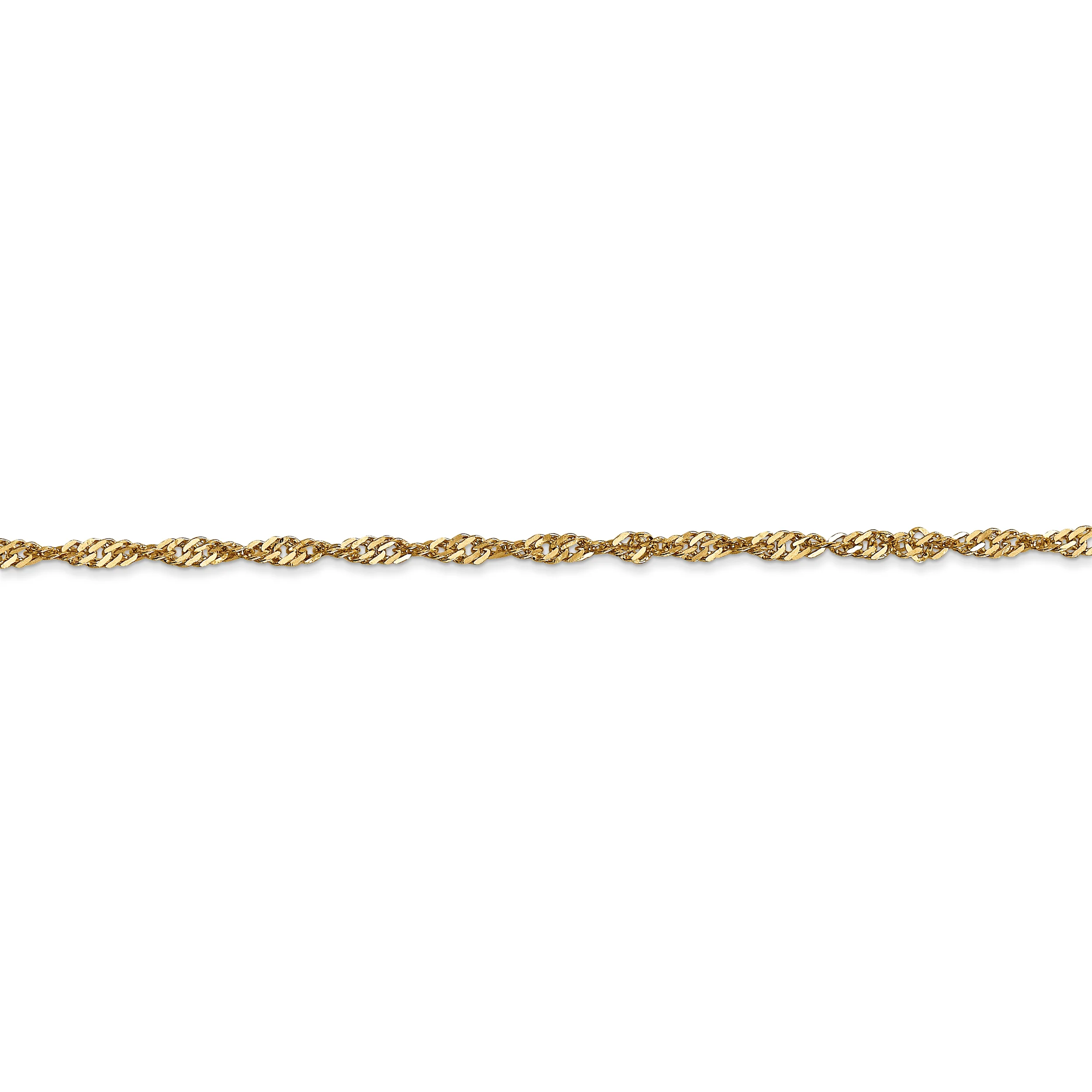 Cadena Singapur de 14k y 2 mm - Image 2