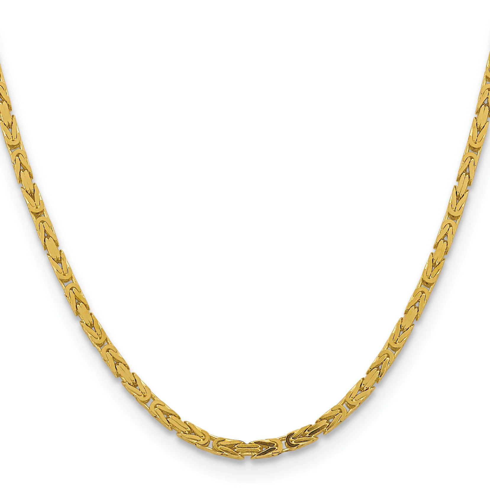 Cadena Bizantina de 3.25 mm en Oro Amarillo de 14k - Image 2