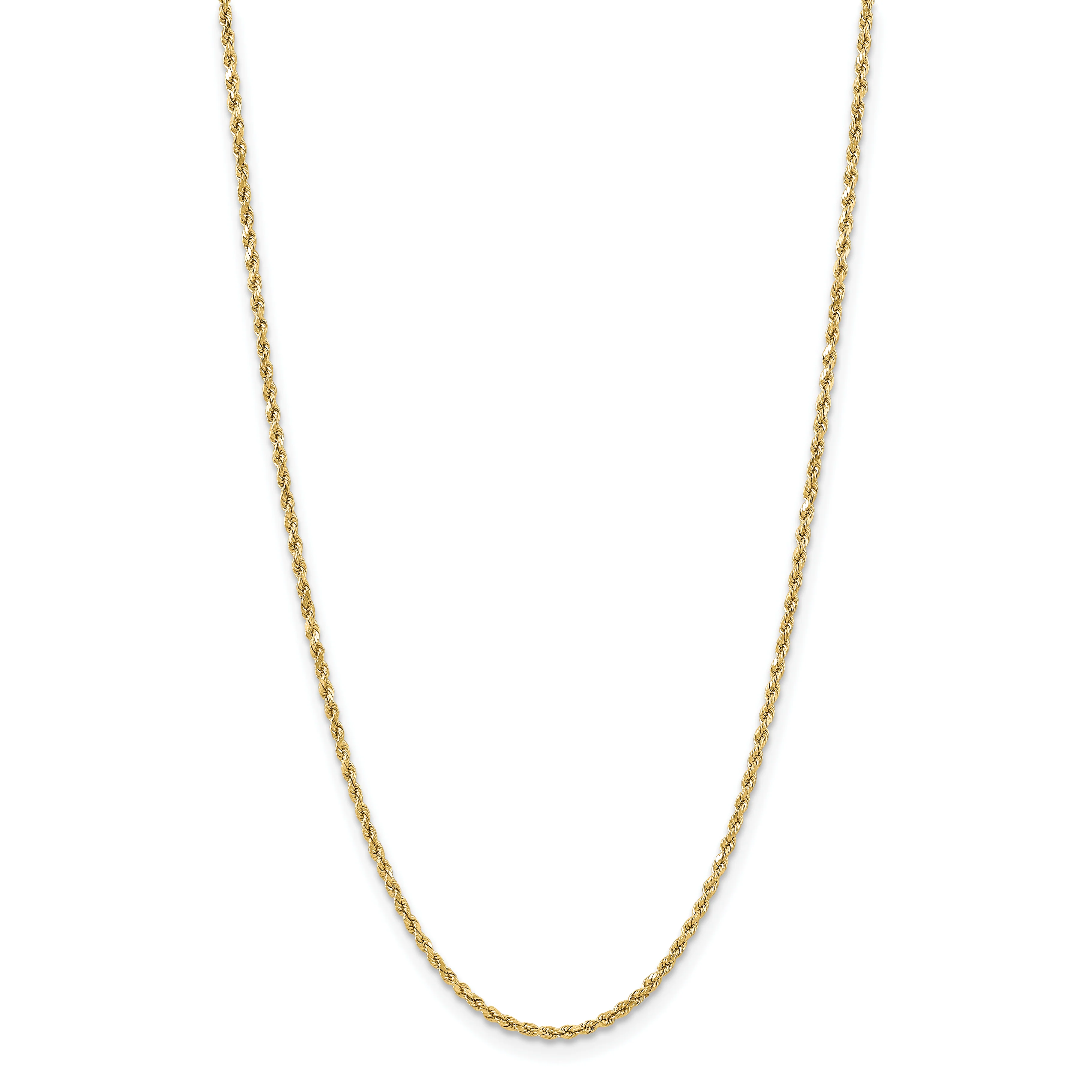 Cadena de cuerda D/C semisólida de 14k y 3 mm - Image 2