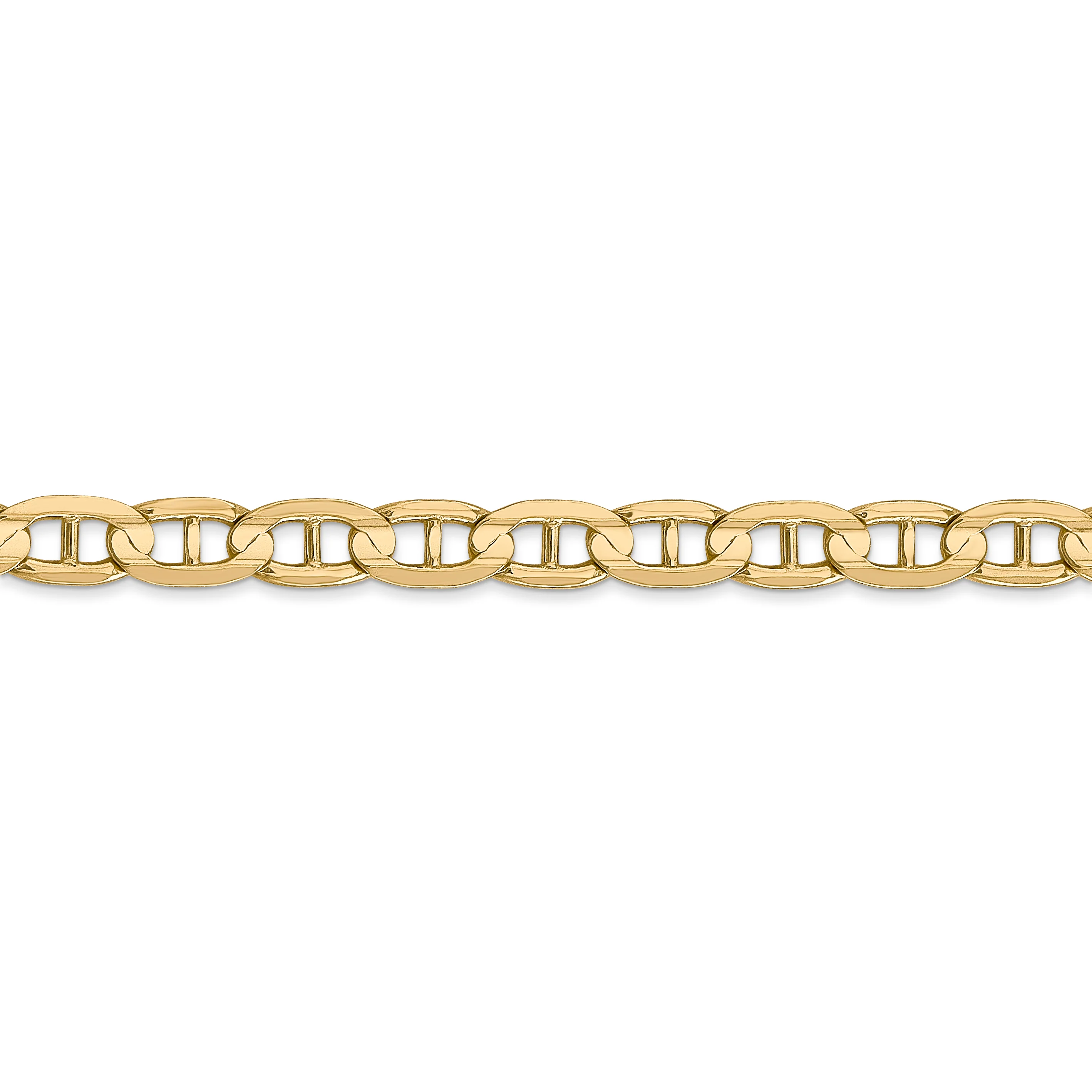 Cadena de ancla cóncava de 14k y 5,25 mm - Image 2