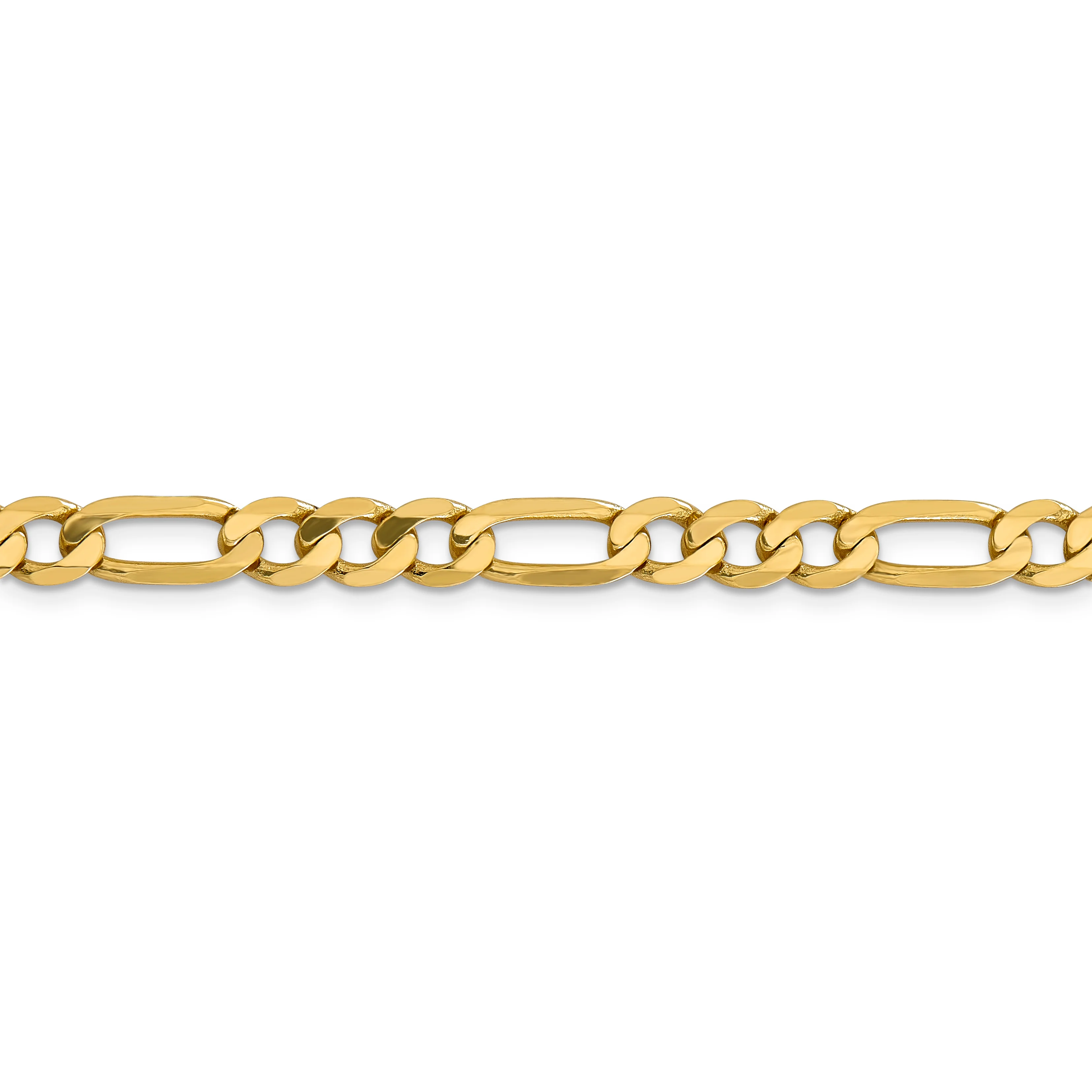 Cadena Figaro plana de 14k y 6,25 mm - Image 2