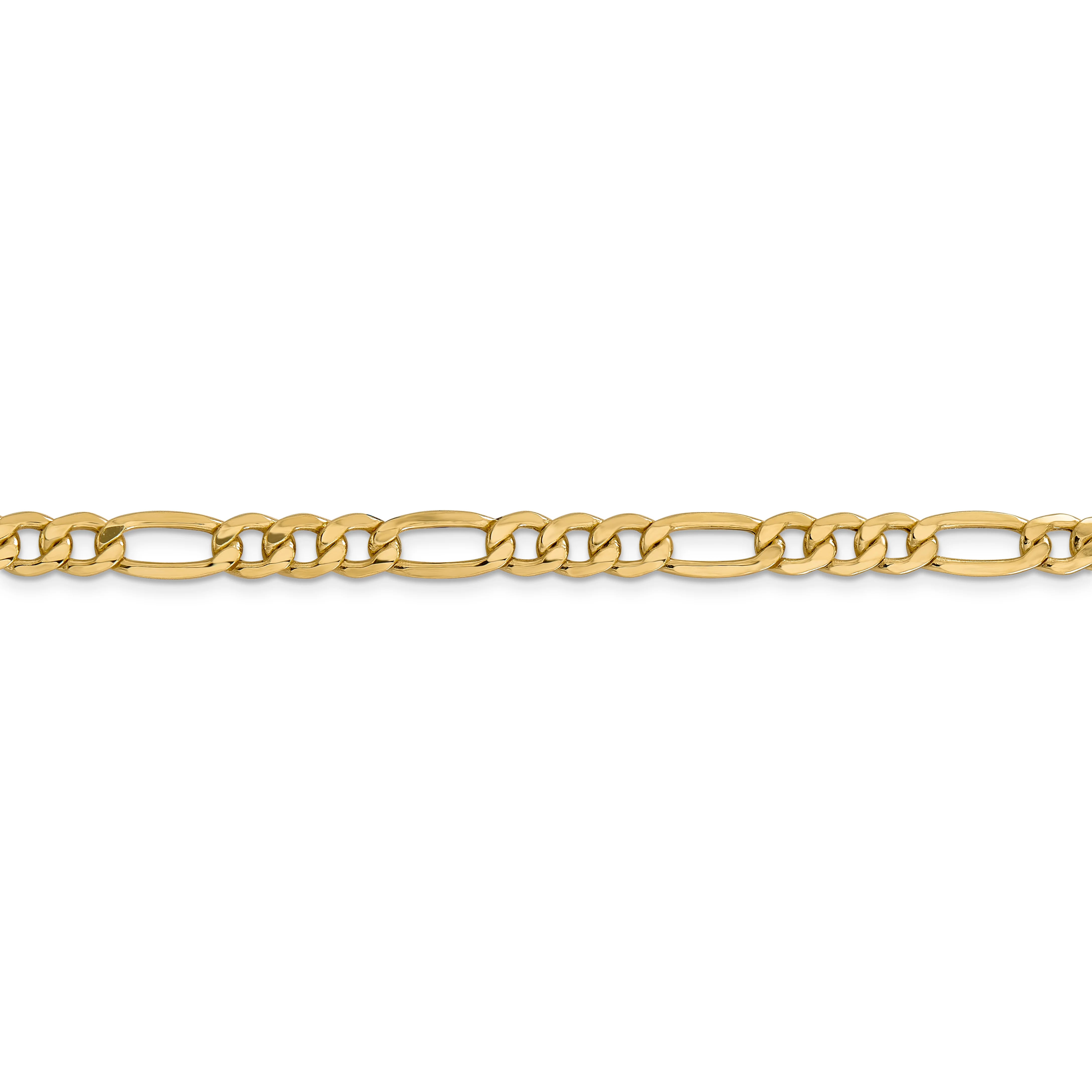 Cadena Figaro semisólida de 14k y 6,25 mm - Image 2