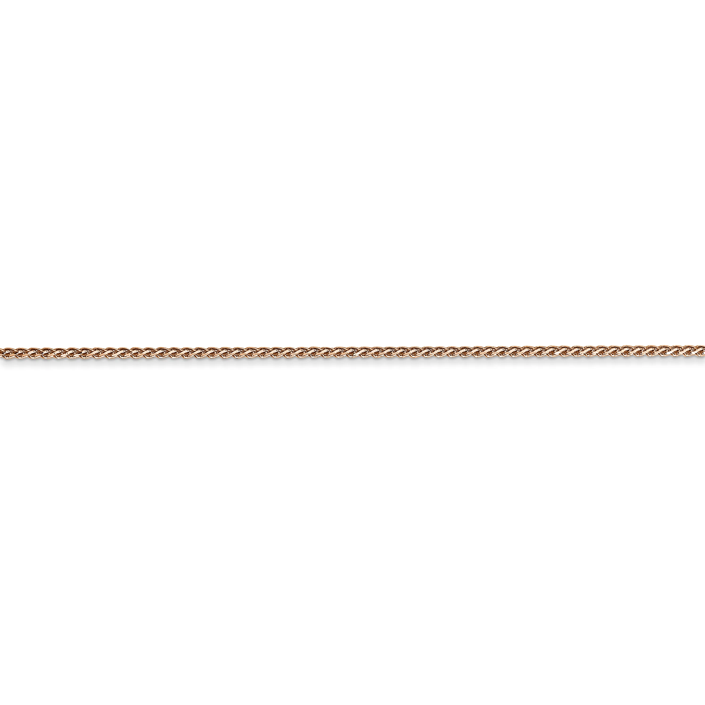 Cadena Spiga D/C de 1,05 mm en oro rosa de 14 k - Image 2