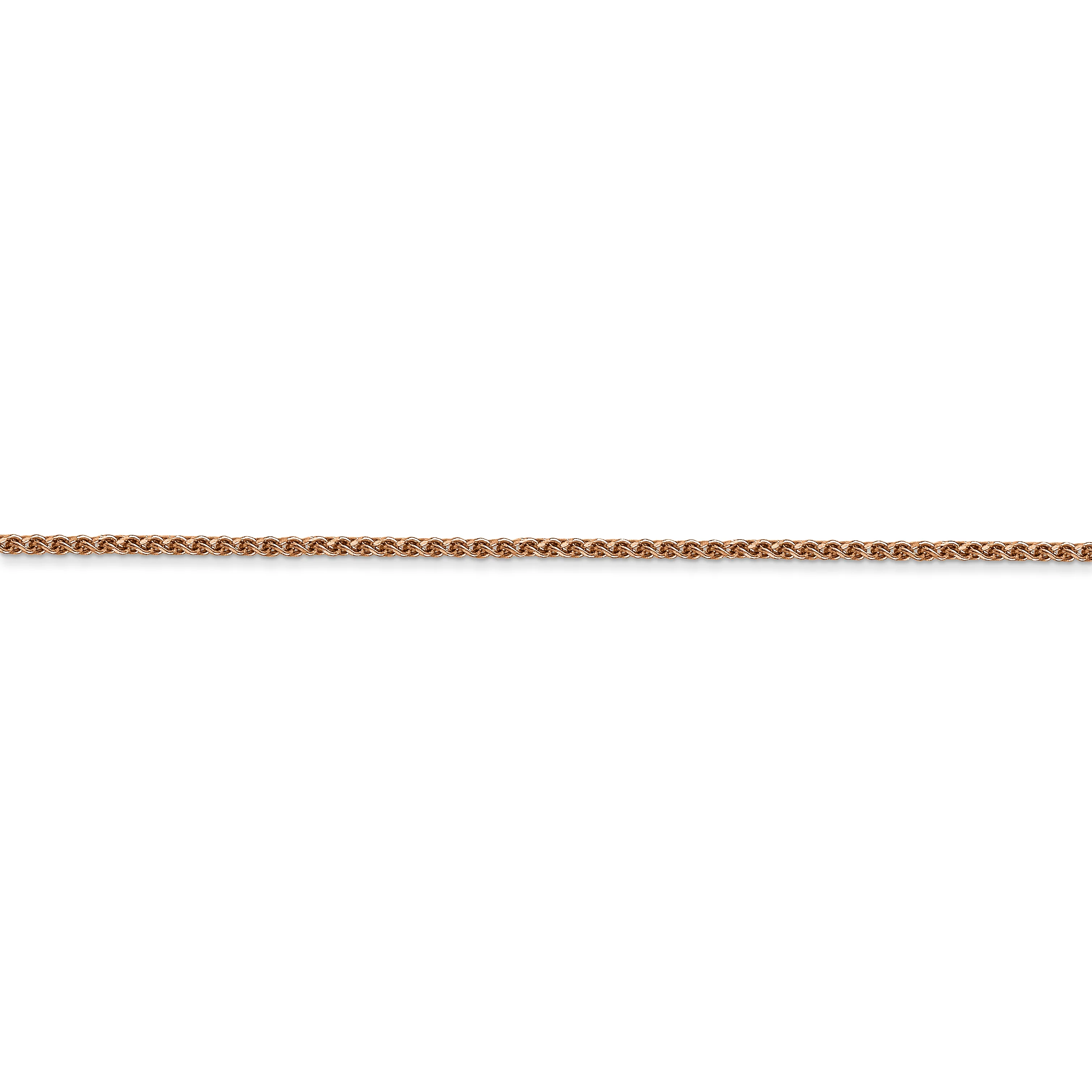 Cadena Spiga D/C de 1,25 mm en oro rosa de 14 k - Image 2