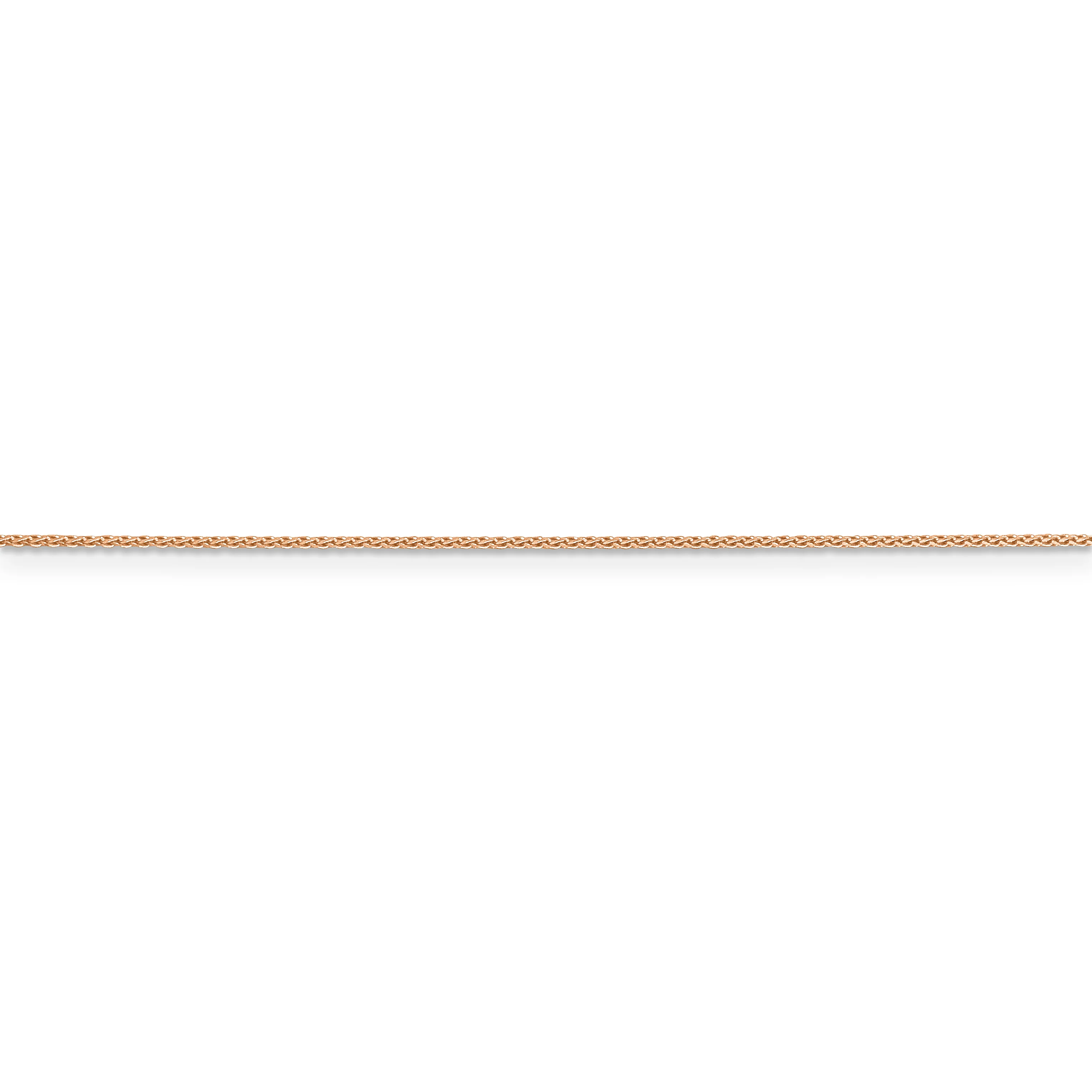 Cadena Spiga D/C de 0,85 mm en oro rosa de 14 k - Image 2