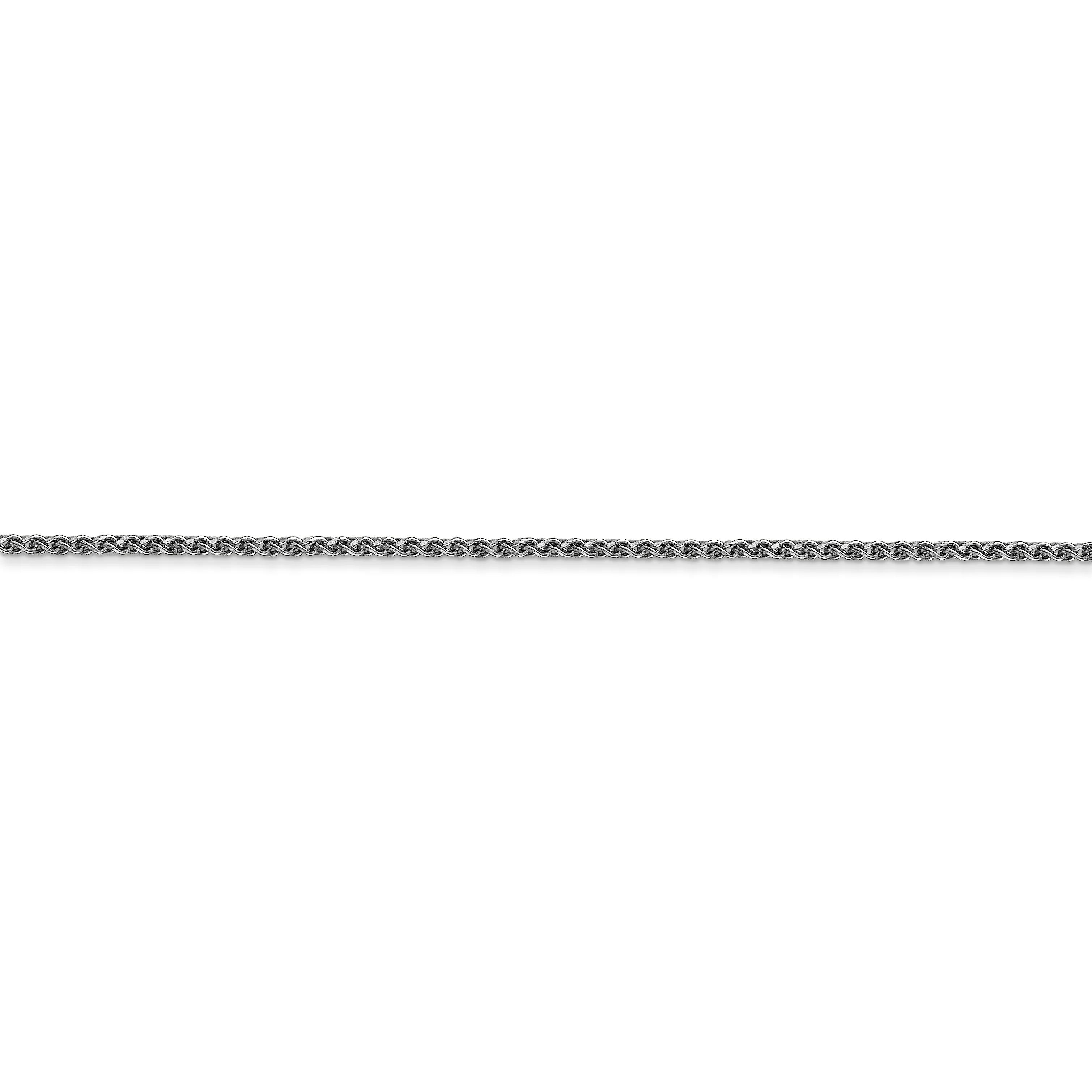 Cadena Spiga D/C de 14k WG de 1,25 mm - Image 3