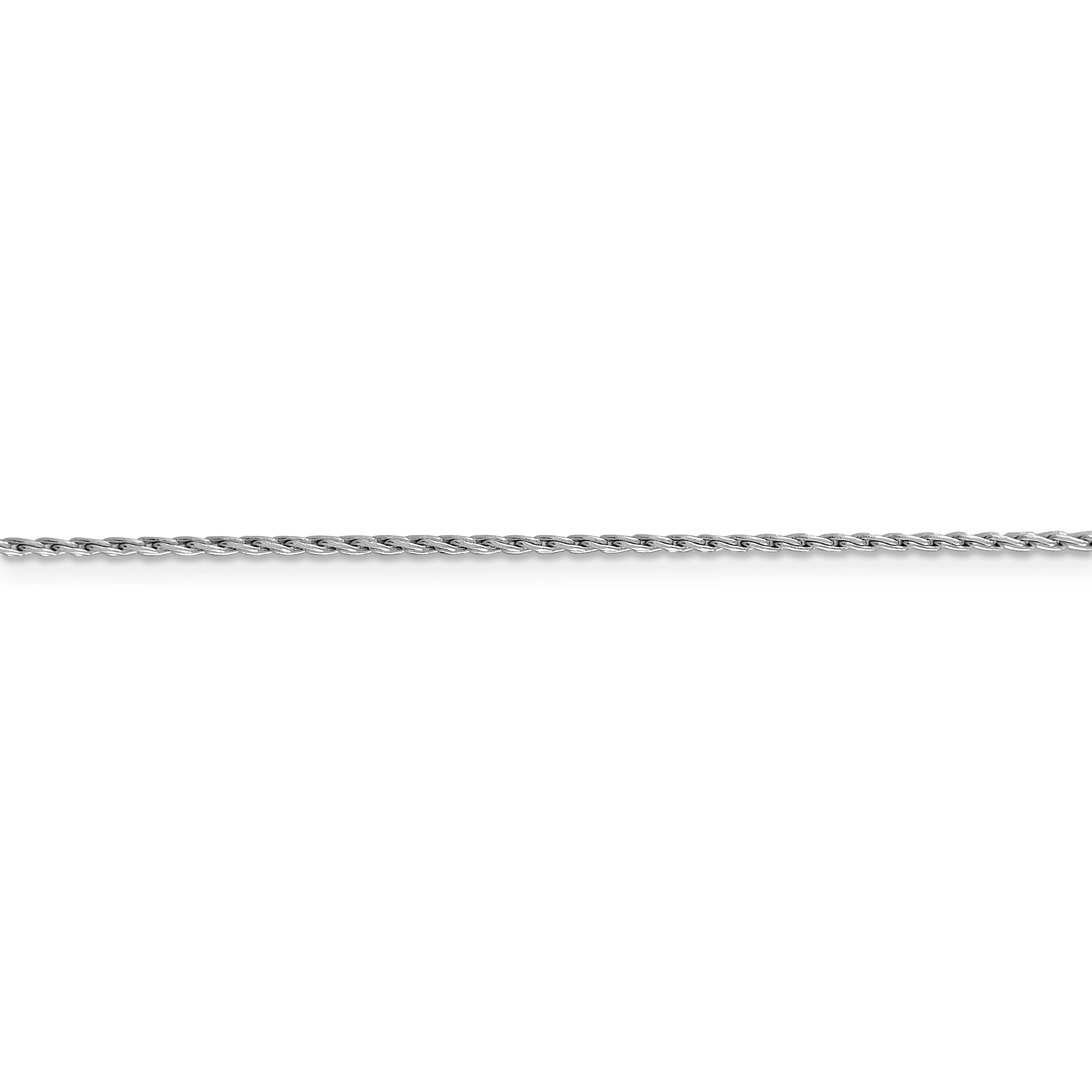 Cadena de trigo parisina redonda de 14 k WG de 1,25 mm - Image 2