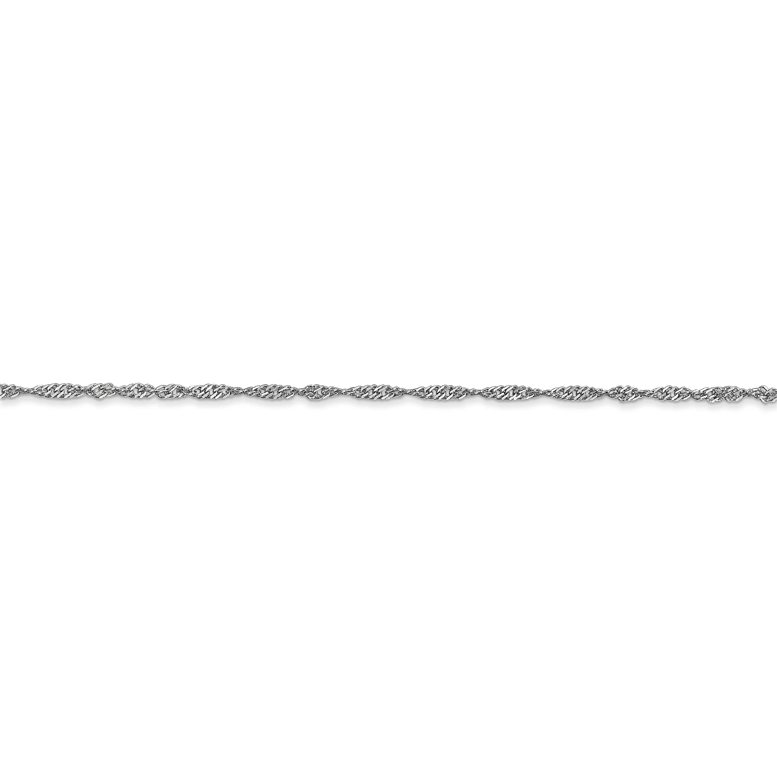 Cadena Singapur de 14k WG y 1,4 mm - Image 2