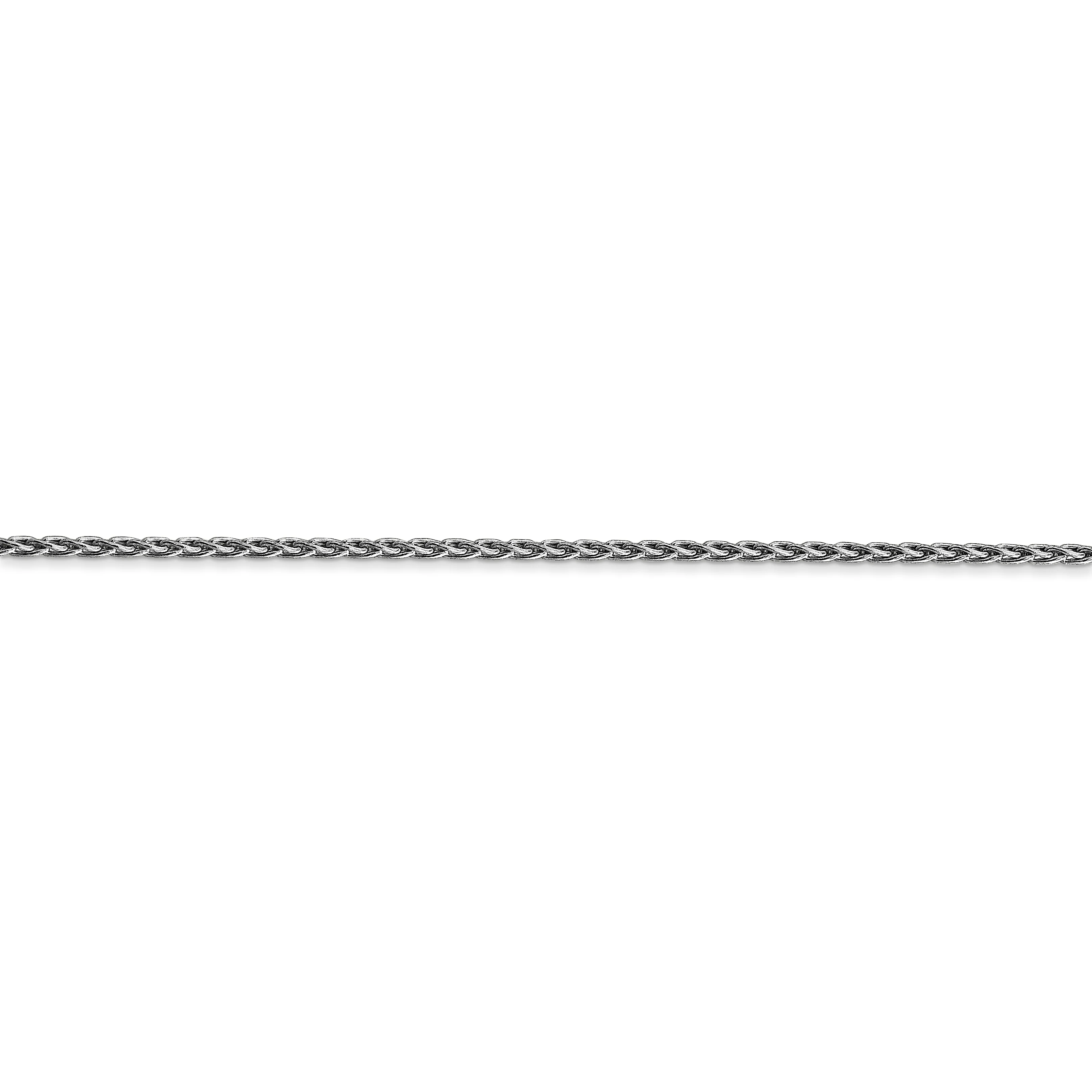 Cadena de trigo parisina de 14 k WG de 1,5 mm - Image 3