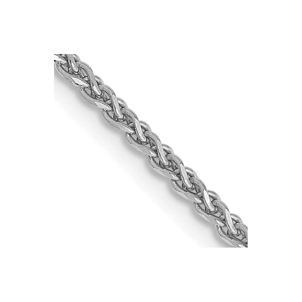Cadena Spiga D/C de 14k WG de 1,7 mm