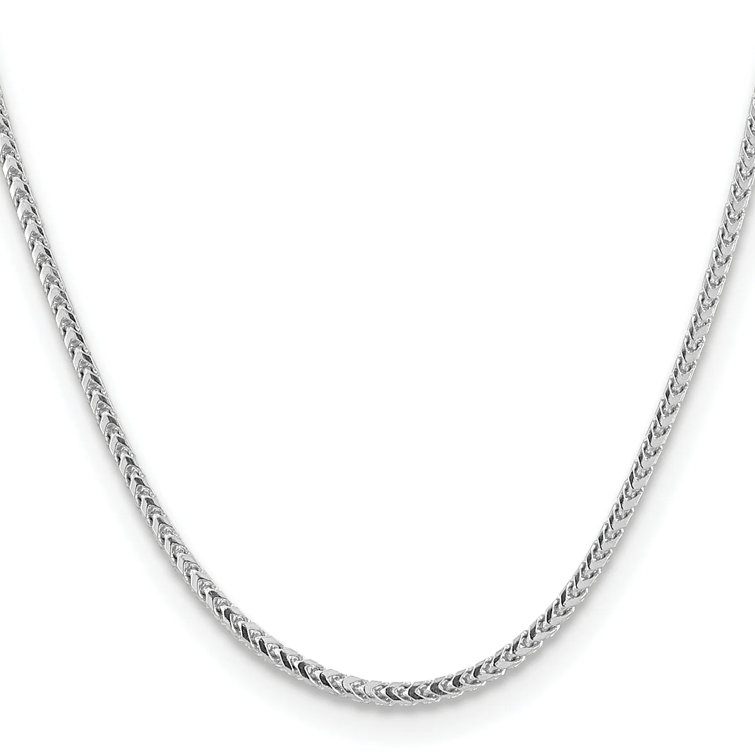 Cadena Franco de 14k WG de 3mm - Image 2