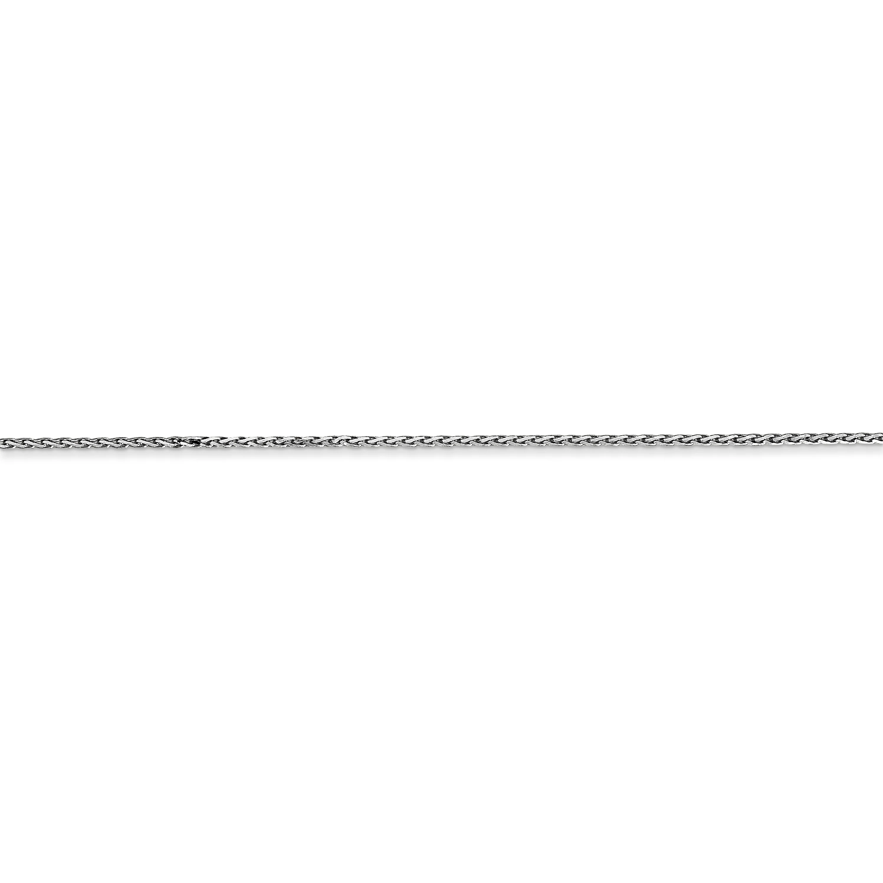 Cadena de trigo parisina de 14k WG .8mm D/C - Image 3