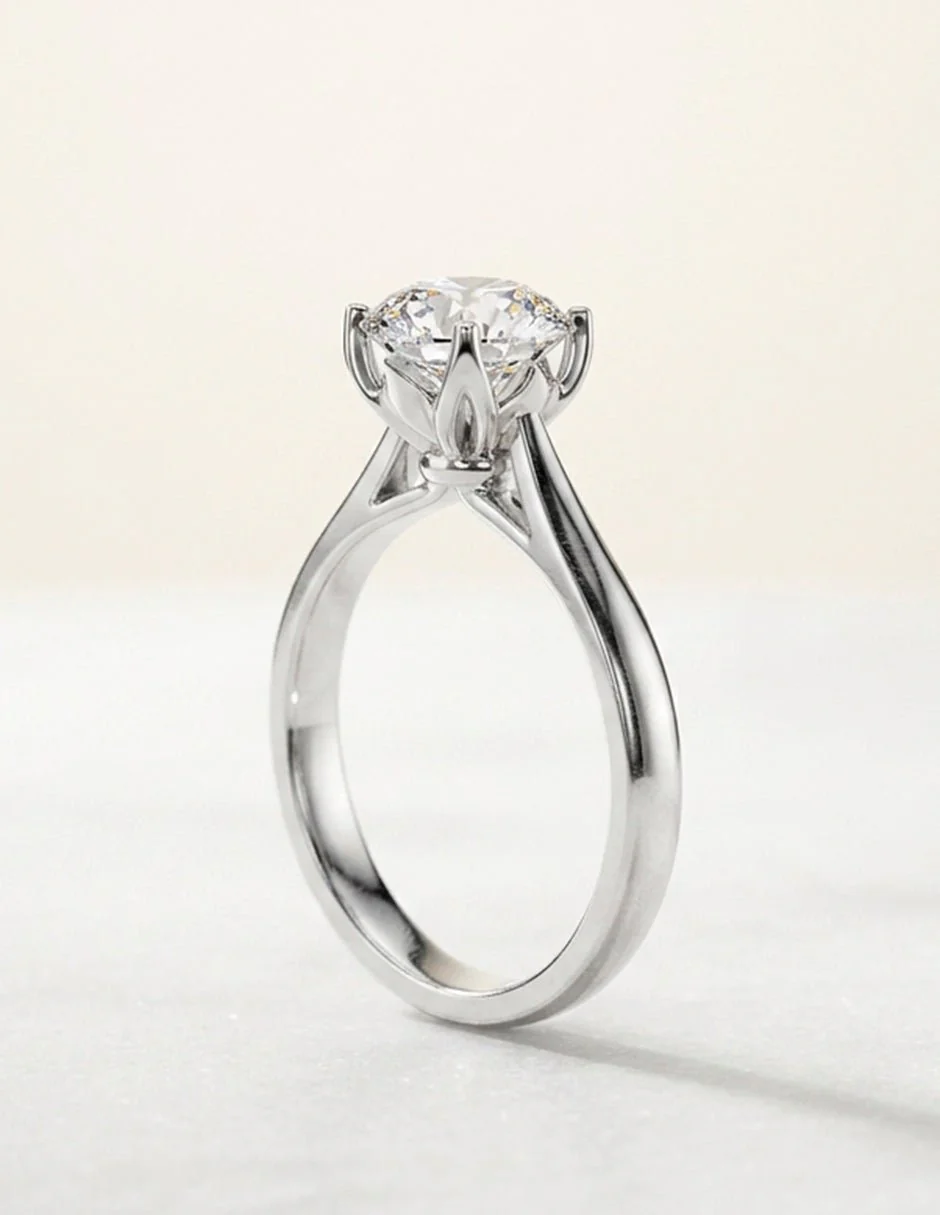 Anillo de compromiso - solitario - AMORE1-RD-LG - Image 5