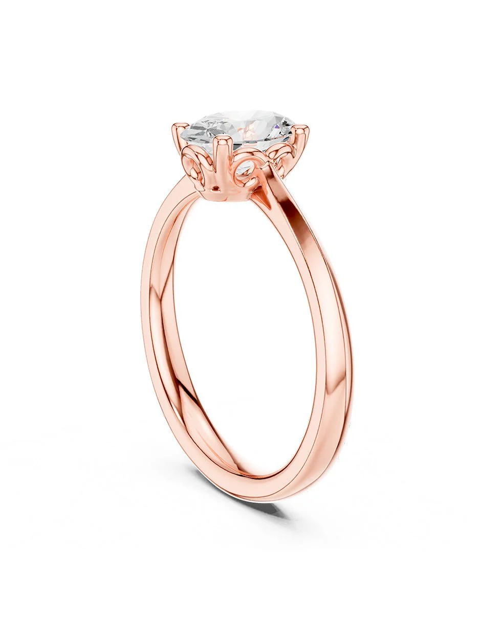 Anillo de compromiso - solitario - AMORE101-OV-LG - Image 11