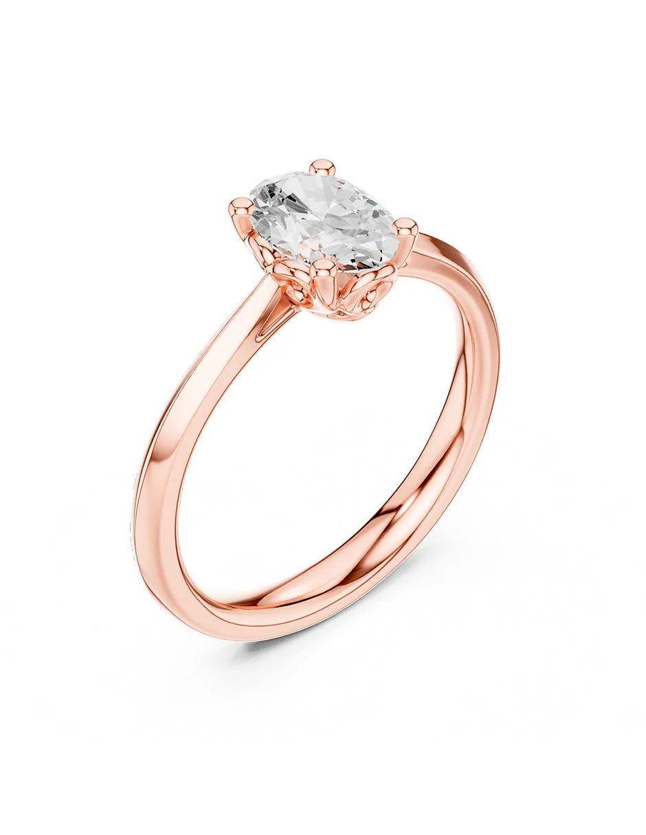 Anillo de compromiso - solitario - AMORE101-OV-LG - Image 12