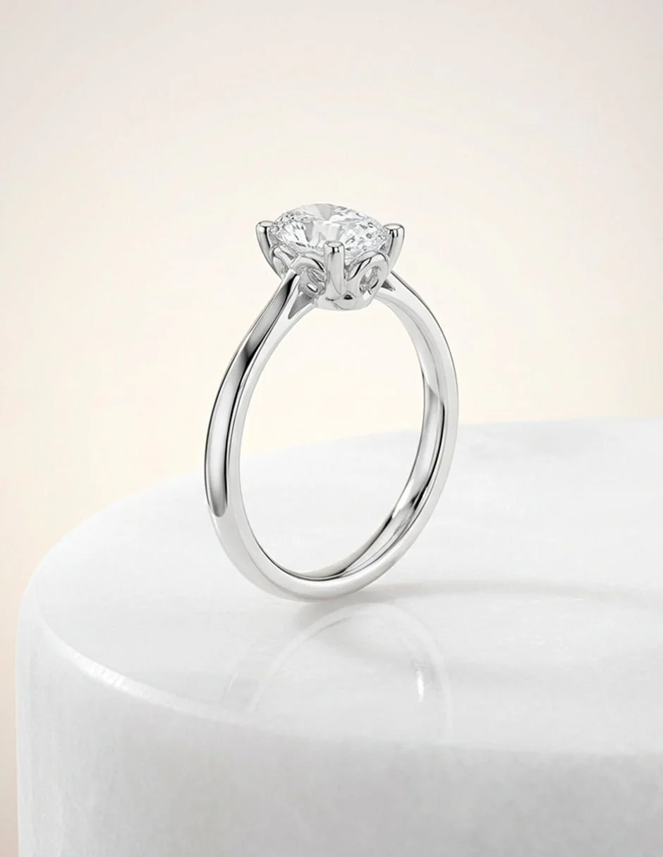 Anillo de compromiso - solitario - AMORE101-OV-LG - Image 13