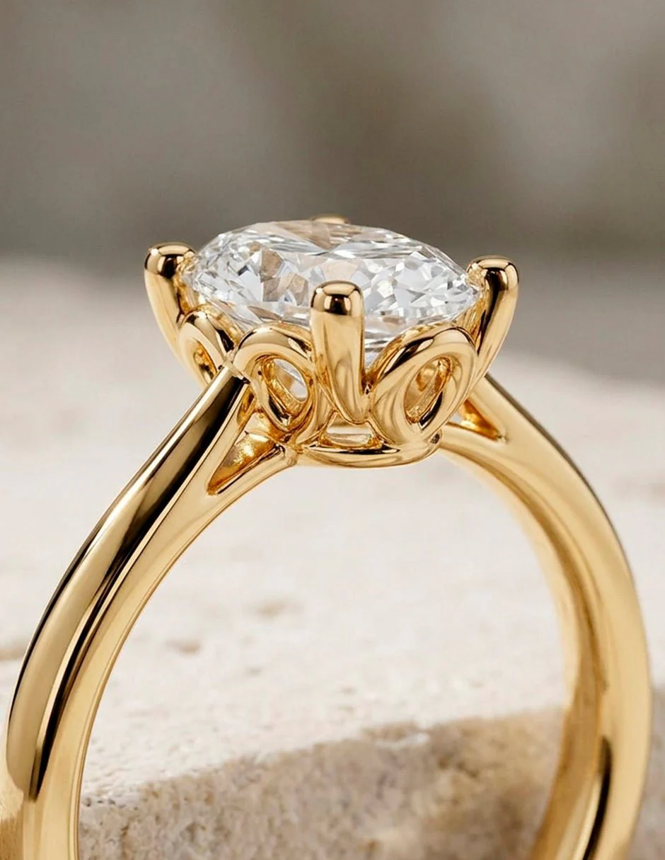 Anillo de compromiso - solitario - AMORE101-OV-LG - Image 18