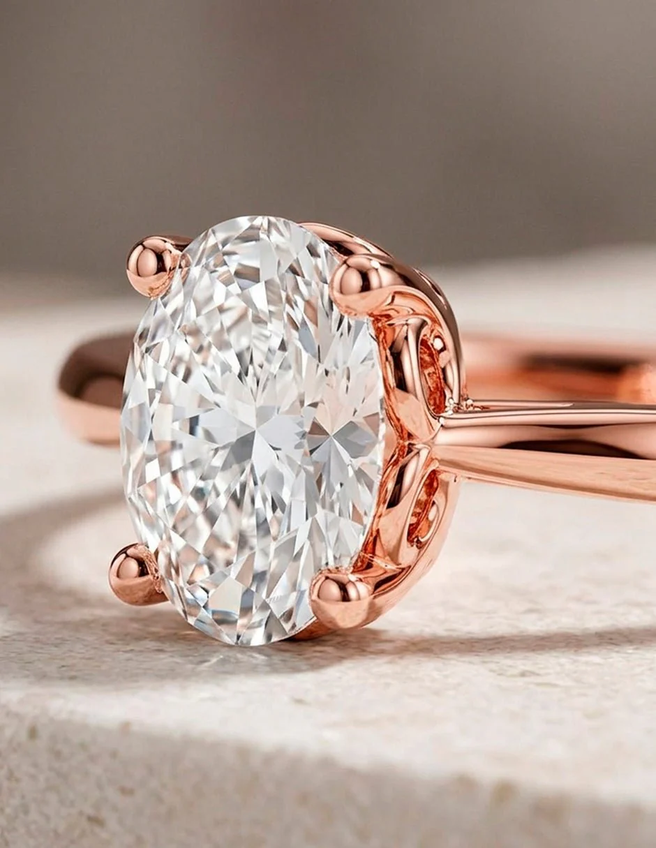 Anillo de compromiso - solitario - AMORE101-OV-LG - Image 20