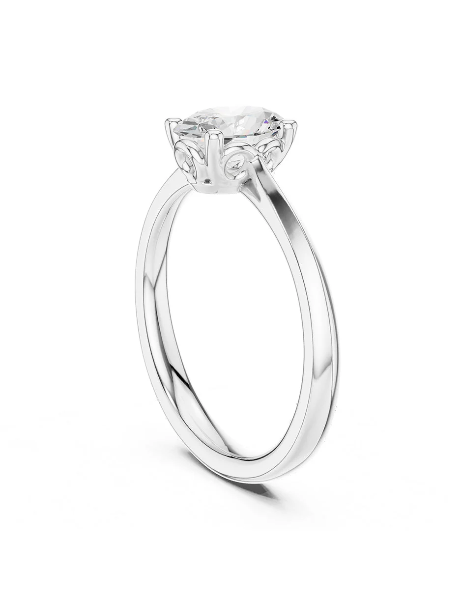 Anillo de compromiso - solitario - AMORE101-OV-LG - Image 3