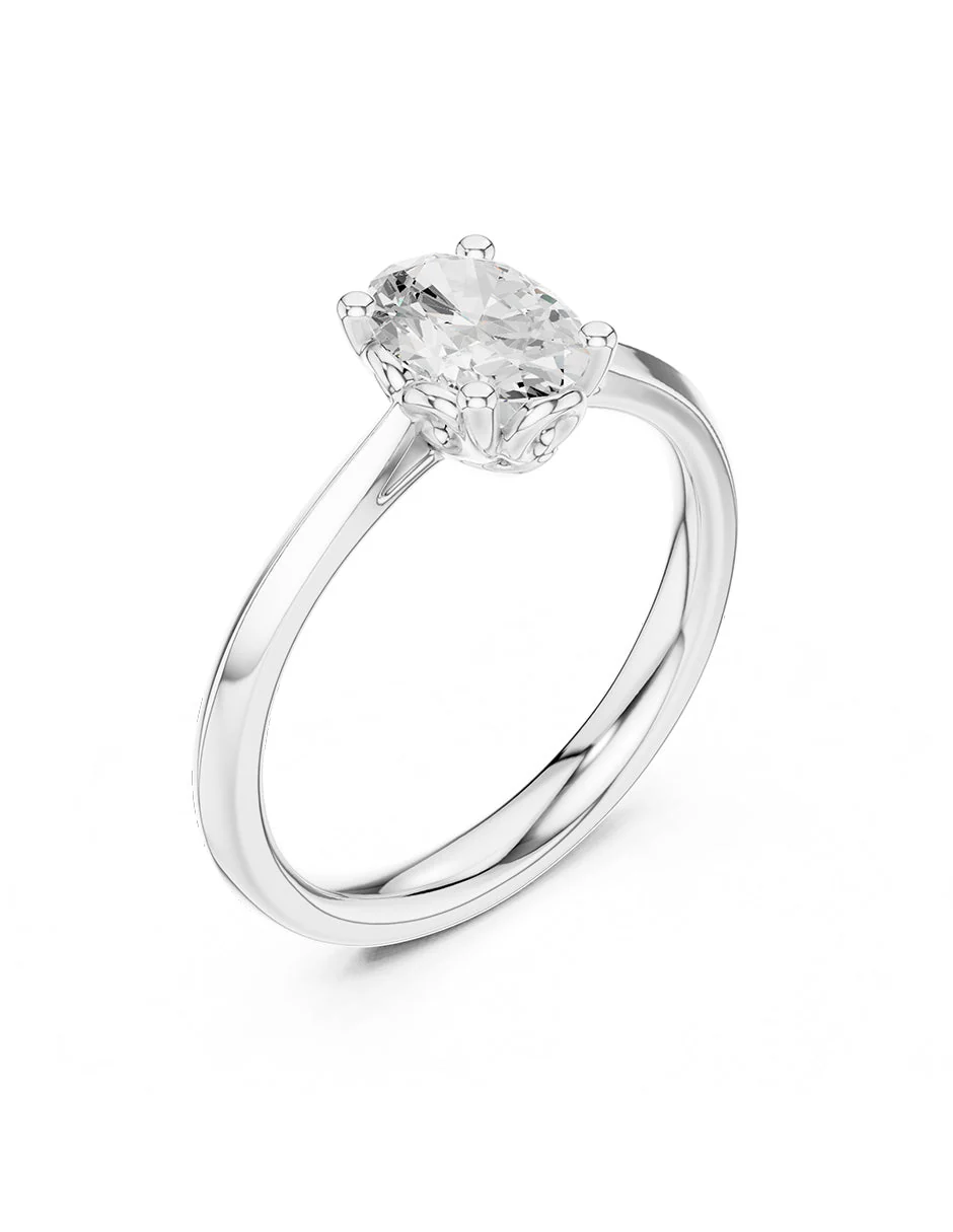 Anillo de compromiso - solitario - AMORE101-OV-LG - Image 4