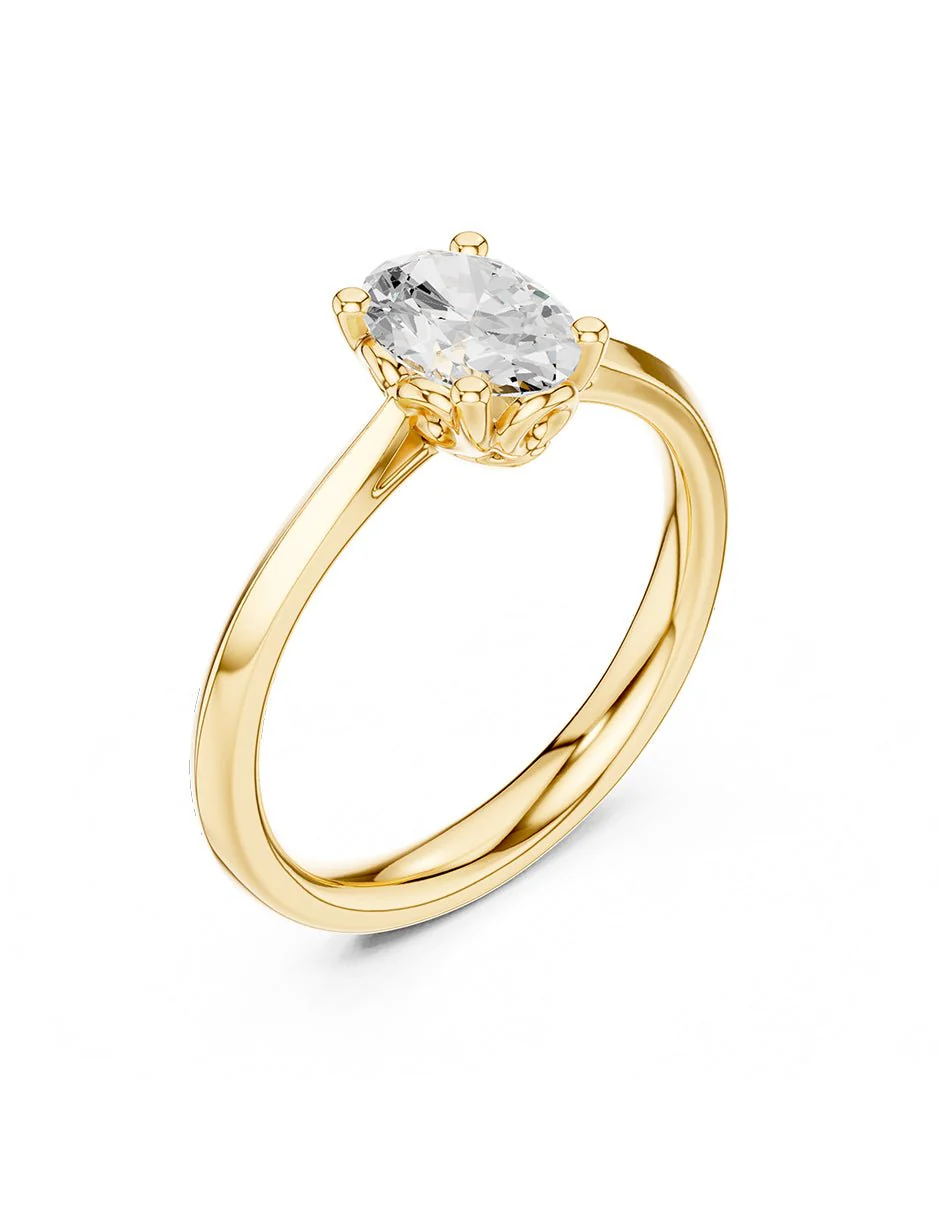 Anillo de compromiso - solitario - AMORE101-OV-LG - Image 8
