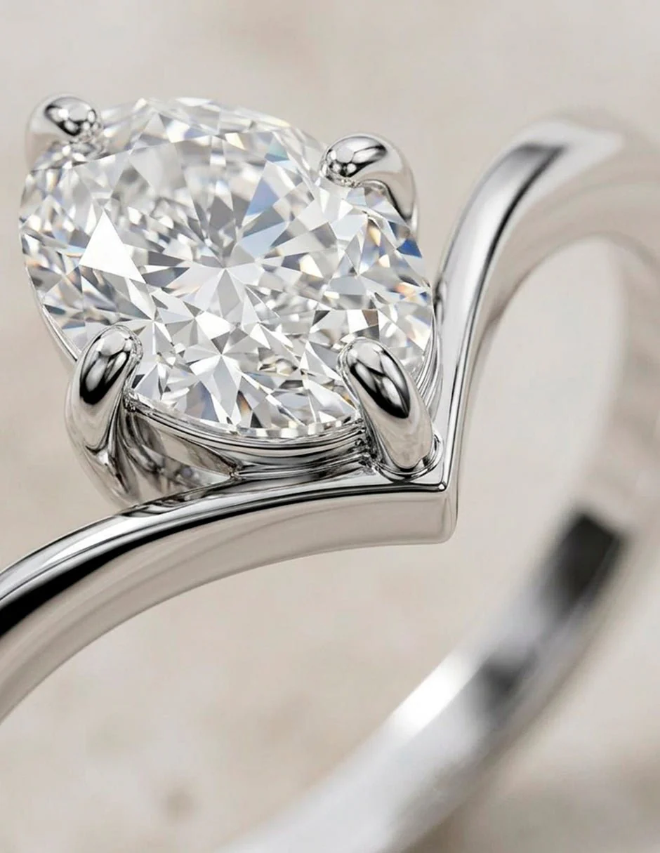 Anillo de compromiso - solitario - AMORE102-OV-LG - Image 14