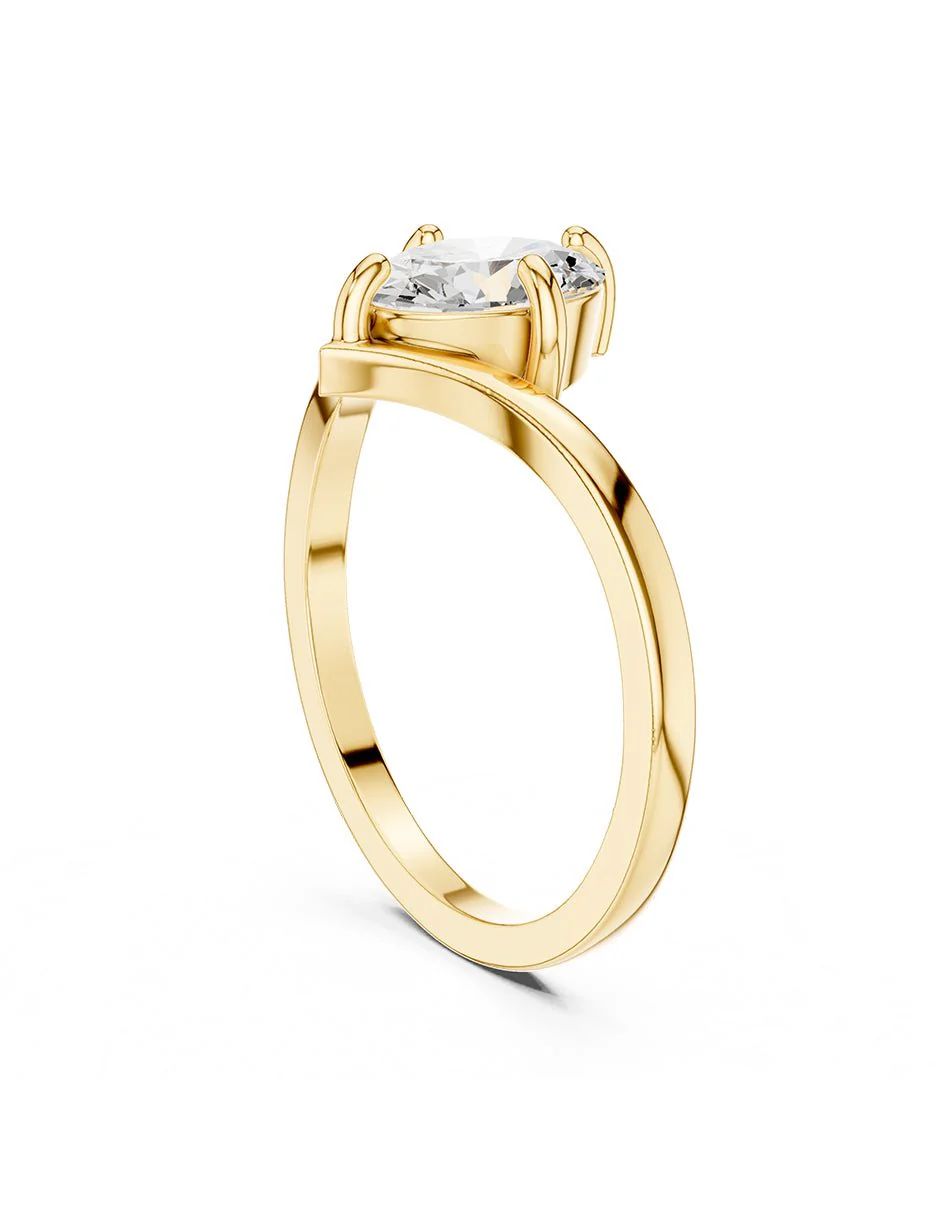 Anillo de compromiso - solitario - AMORE102-OV-LG - Image 7