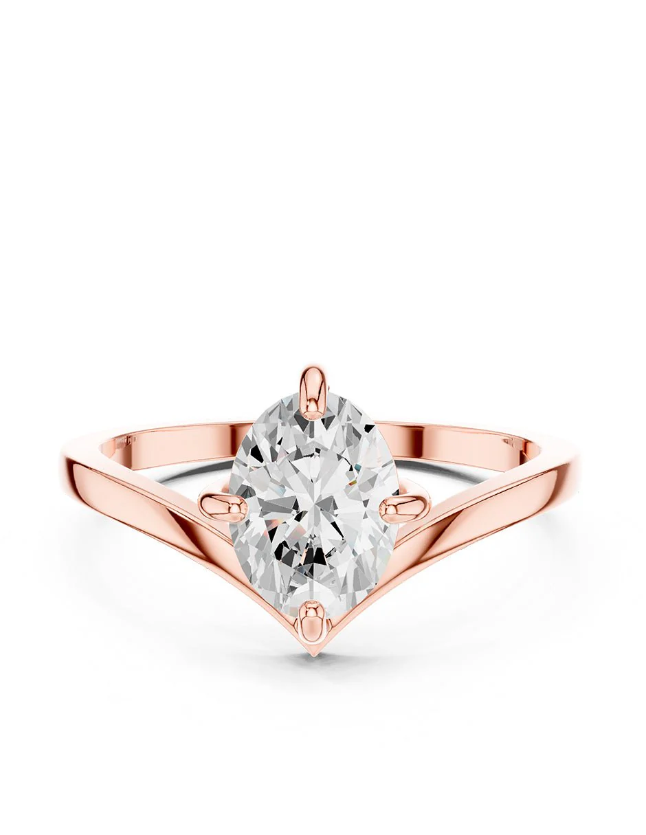 Anillo de compromiso - solitario - AMORE102-OV-LG - Image 9