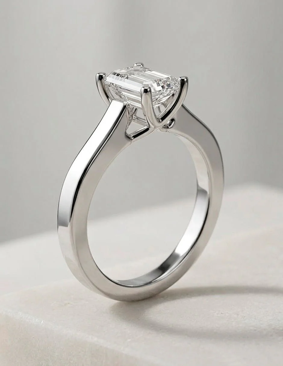 Anillo de compromiso - solitario - AMORE104-EM-LG - Image 13