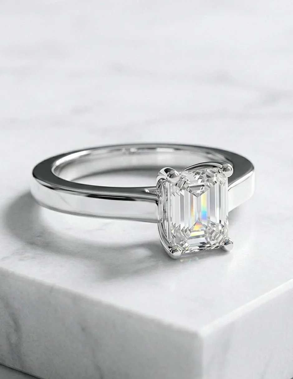 Anillo de compromiso - solitario - AMORE104-EM-LG - Image 14