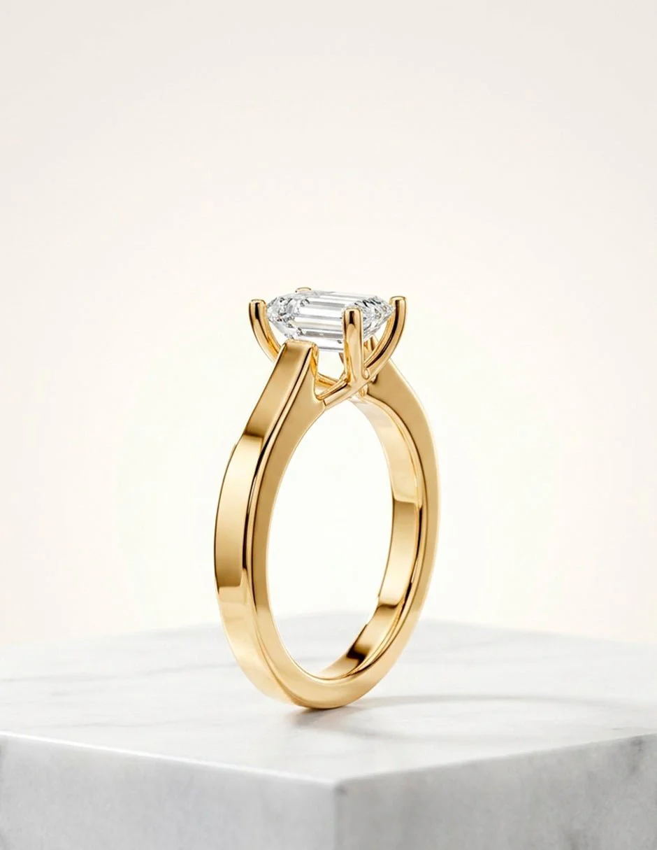 Anillo de compromiso - solitario - AMORE104-EM-LG - Image 16