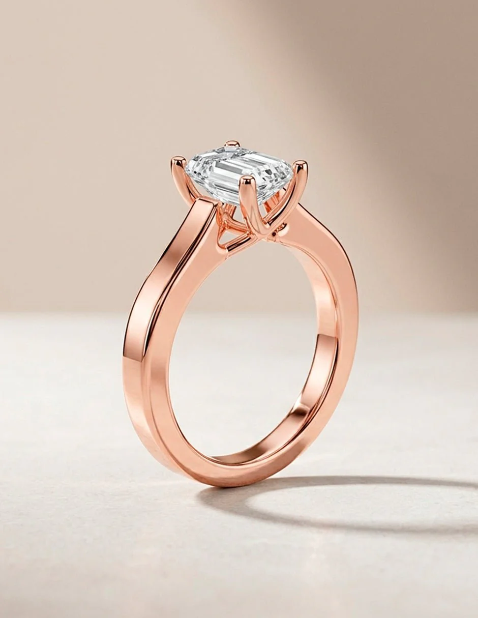 Anillo de compromiso - solitario - AMORE104-EM-LG - Image 20