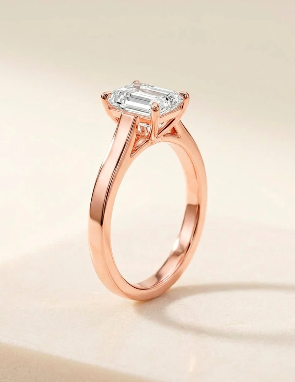 Anillo de compromiso - solitario - AMORE104-EM-LG - Image 21