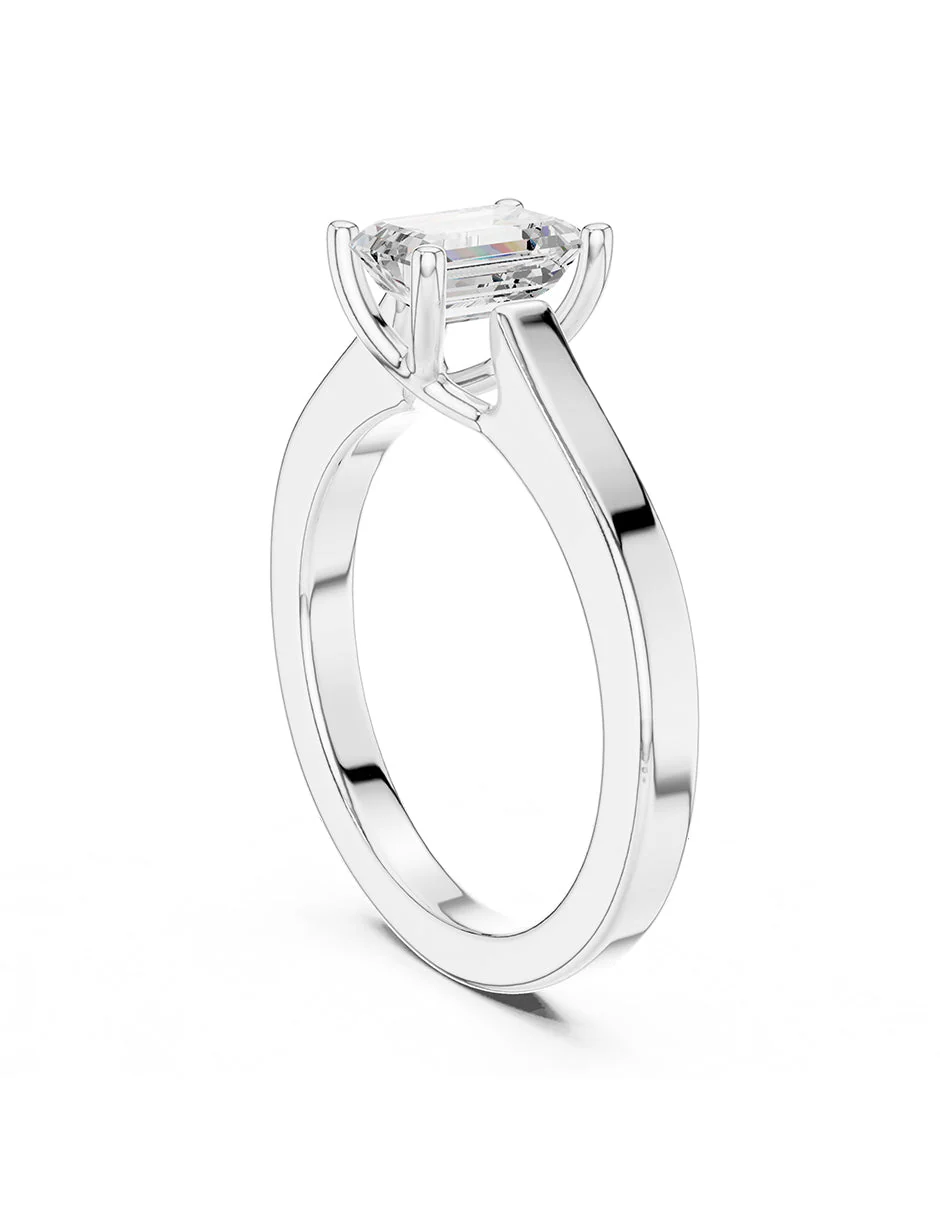 Anillo de compromiso - solitario - AMORE104-EM-LG - Image 3