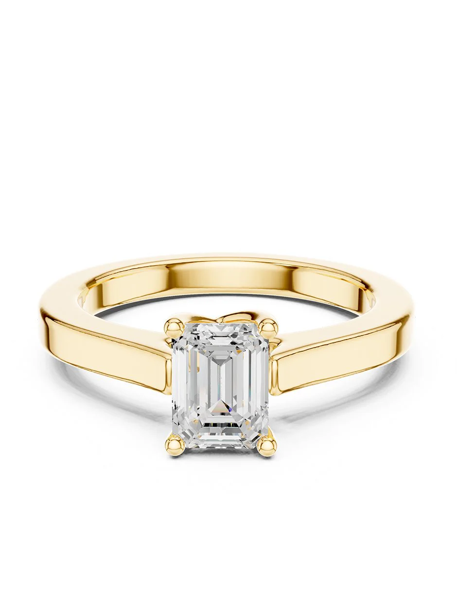 Anillo de compromiso - solitario - AMORE104-EM-LG - Image 5