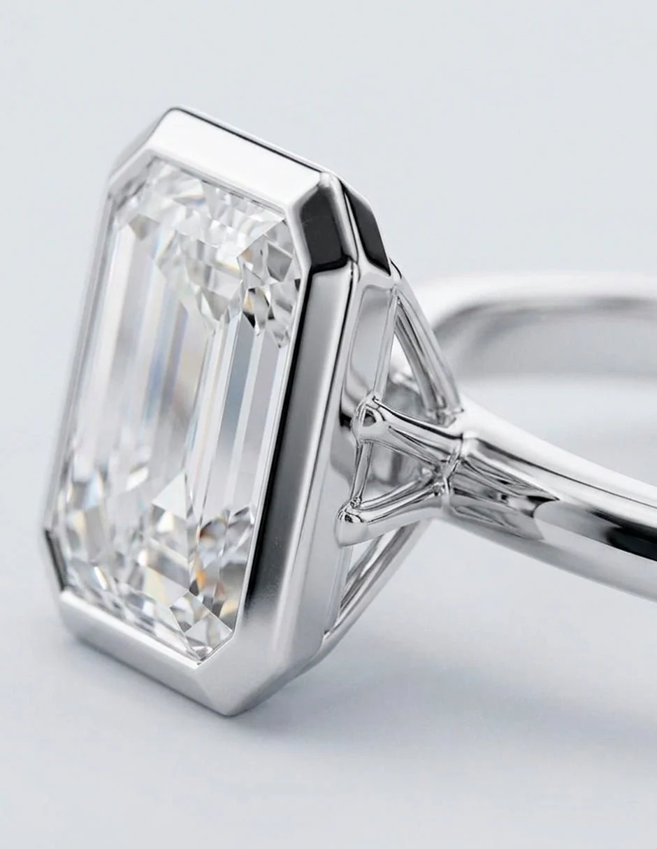 Anillo de compromiso - solitario - AMORE105-EM-LG - Image 14
