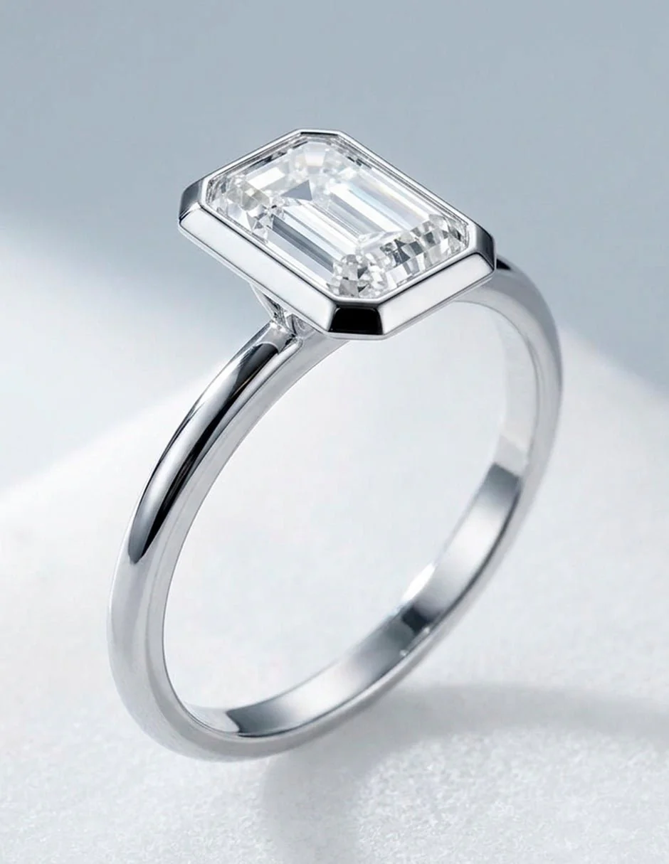 Anillo de compromiso - solitario - AMORE105-EM-LG - Image 15