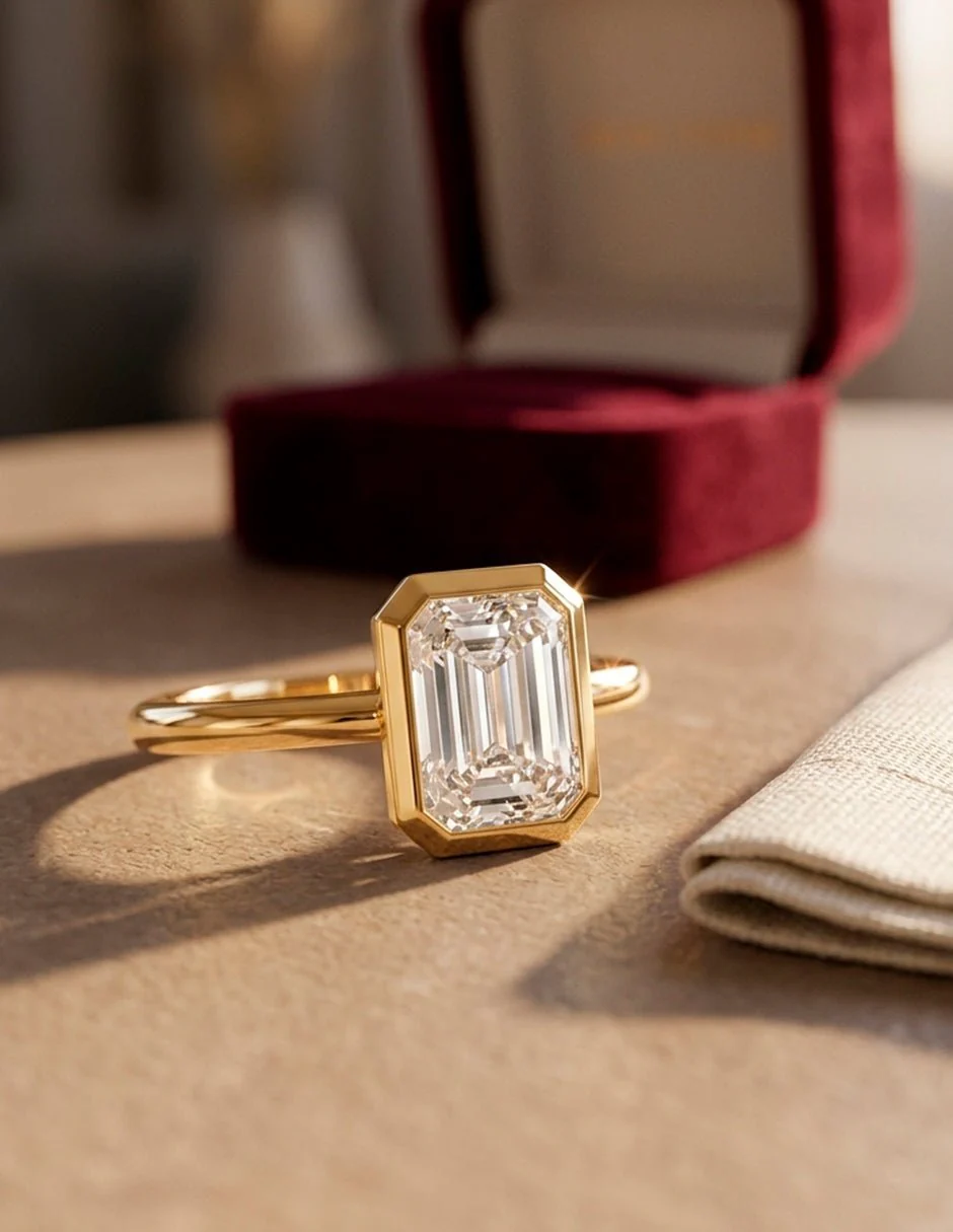 Anillo de compromiso - solitario - AMORE105-EM-LG - Image 19