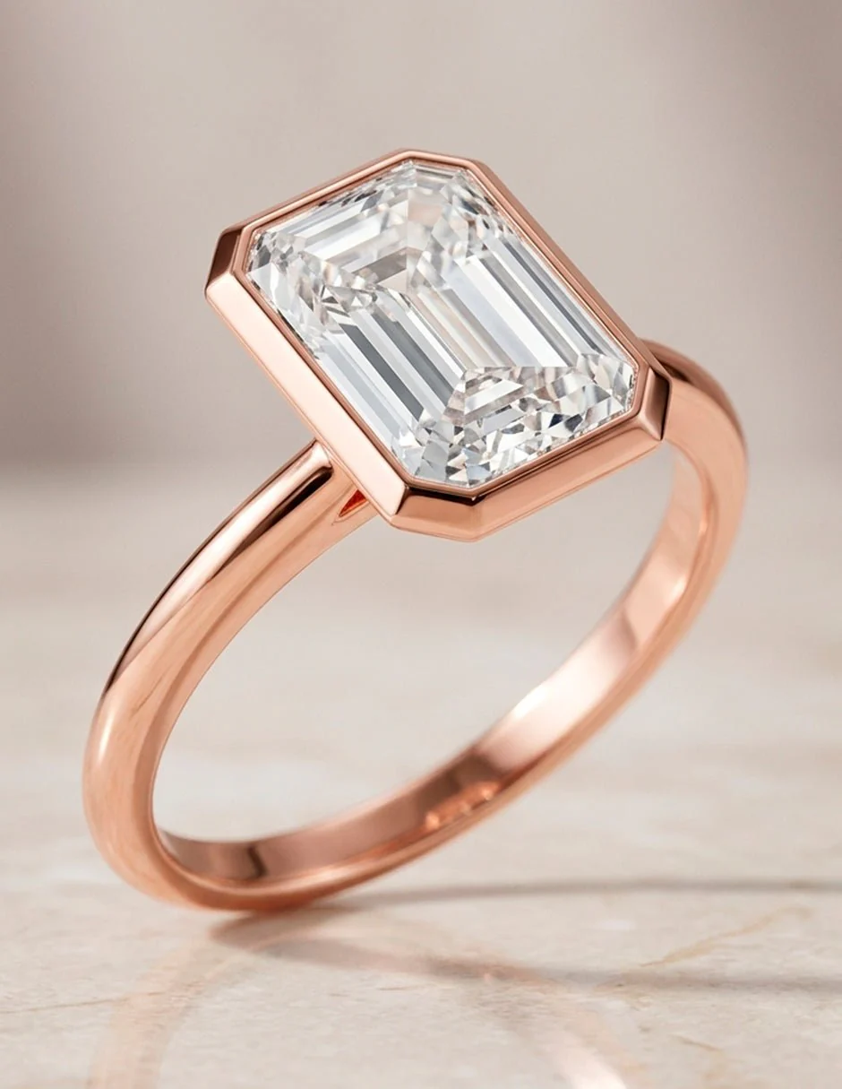 Anillo de compromiso - solitario - AMORE105-EM-LG - Image 21